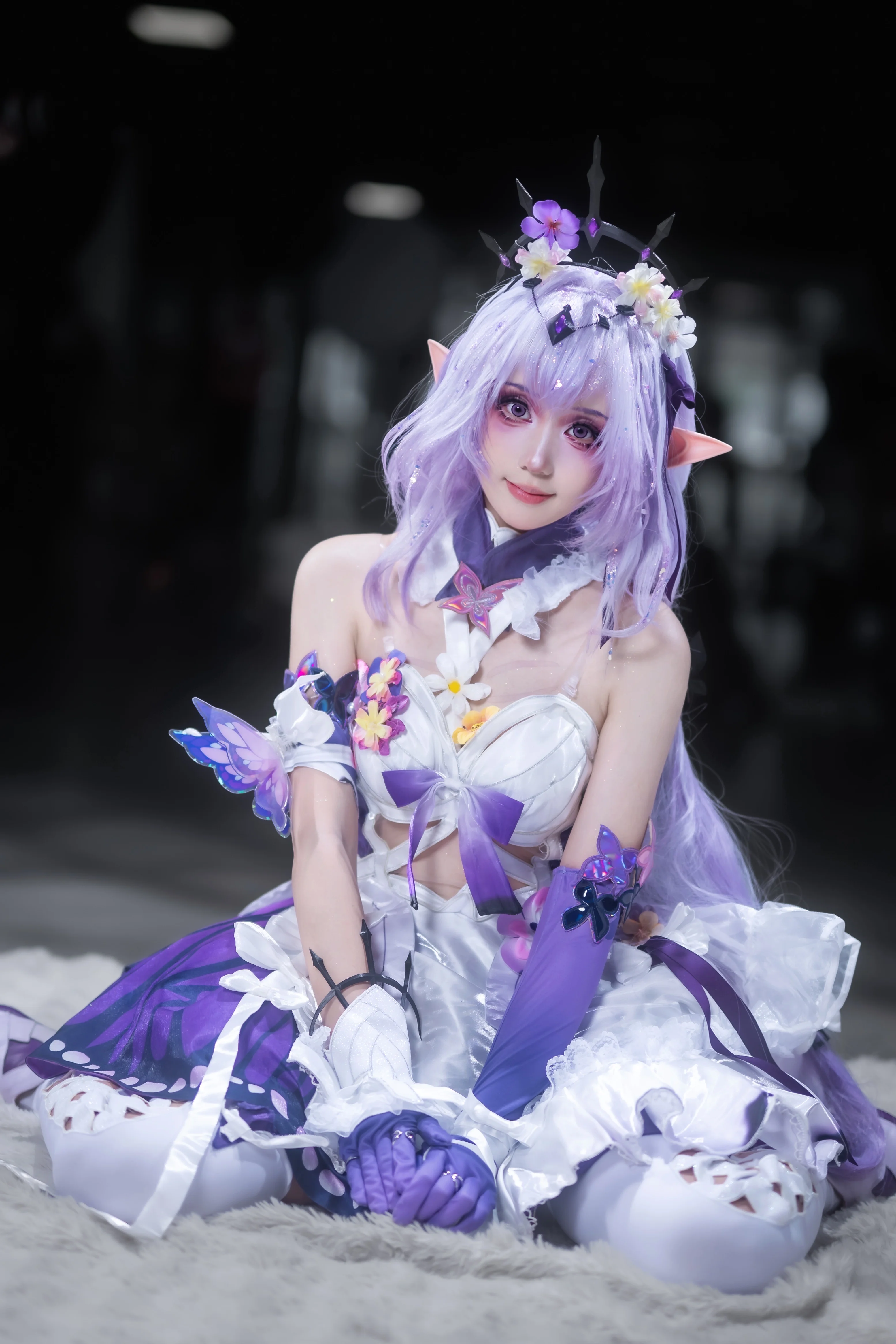 【遐蝶cos】崩坏星穹铁道翁法罗斯的寒夜花影 - 第 5 张