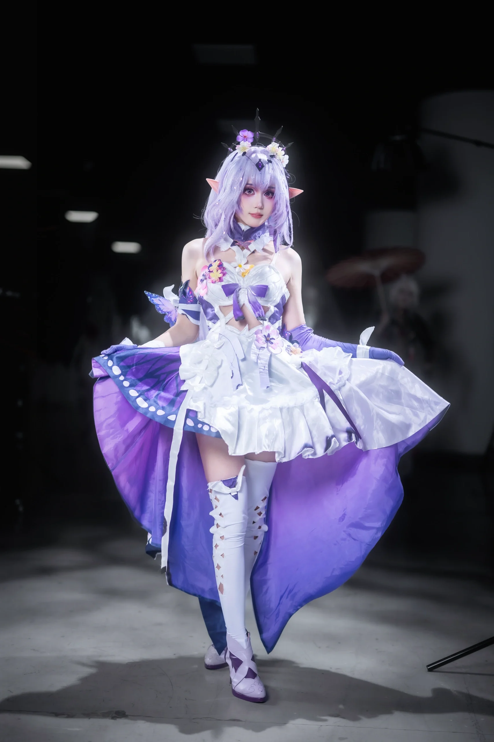 【遐蝶cos】崩坏星穹铁道翁法罗斯的寒夜花影