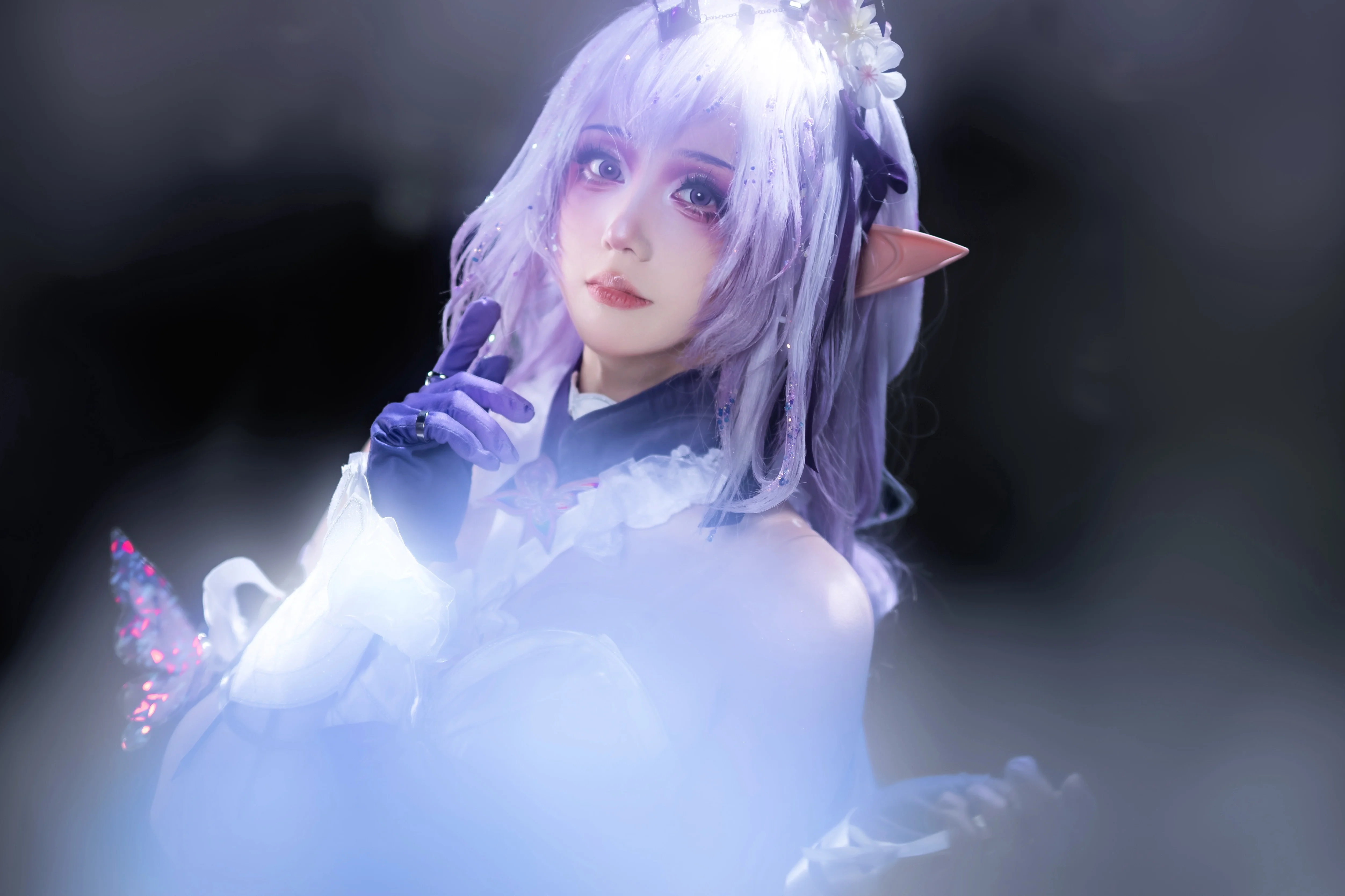 【遐蝶cos】崩坏星穹铁道翁法罗斯的寒夜花影 - 第 9 张