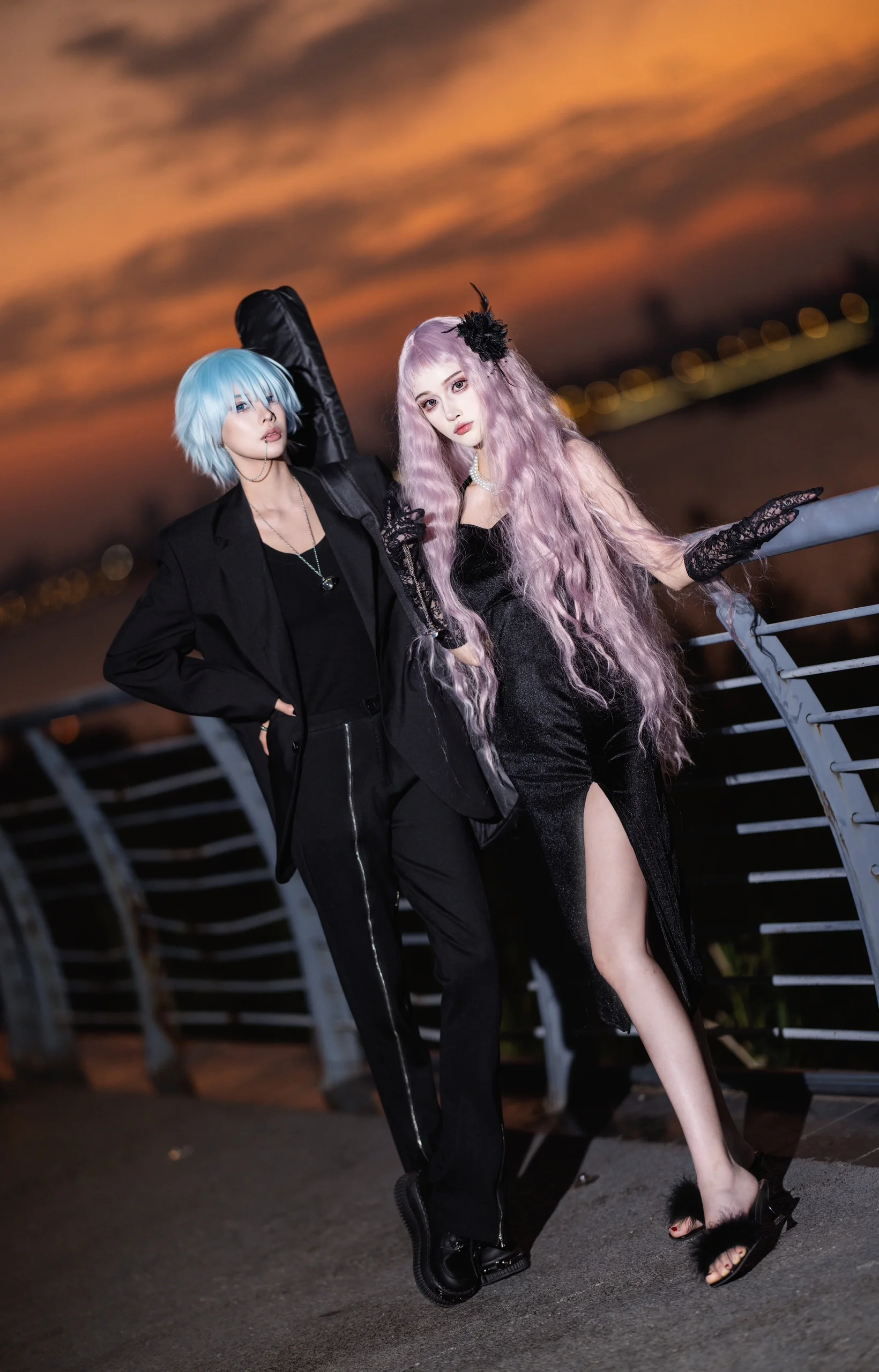 【蕾拉cos】NANA双人正片，夜色下的贝斯与蕾丝