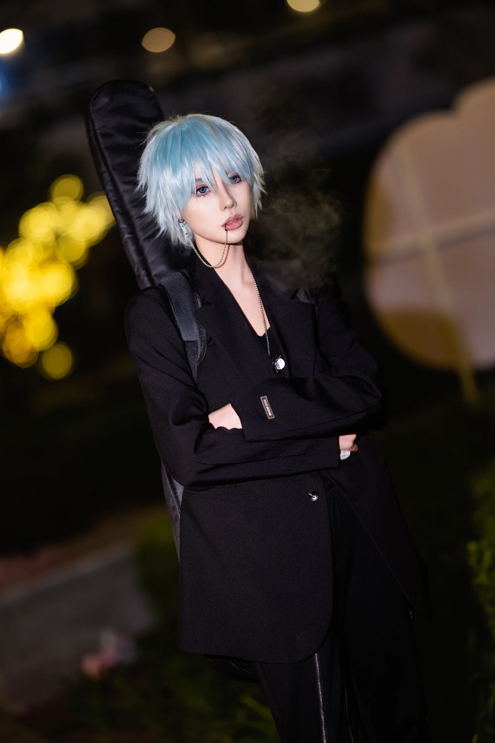 【蕾拉cos】NANA夜色下的神秘与优雅 - 第 6 张
