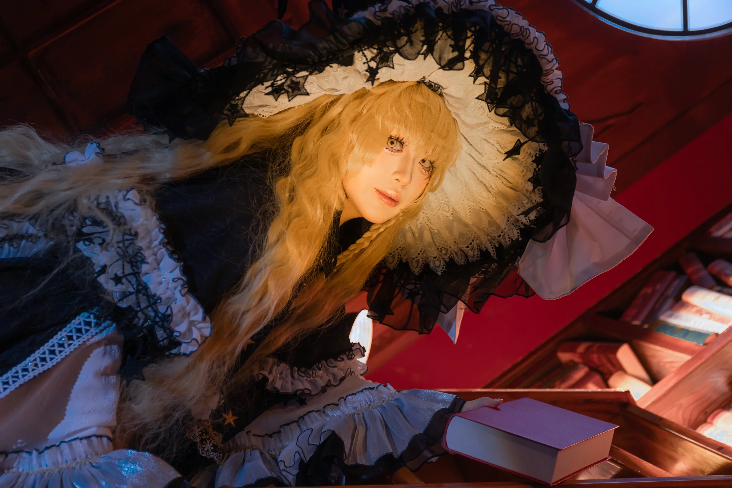 【雾雨魔理沙cos】东方project的魔法使，在书库里的借书日常 - 第 2 张