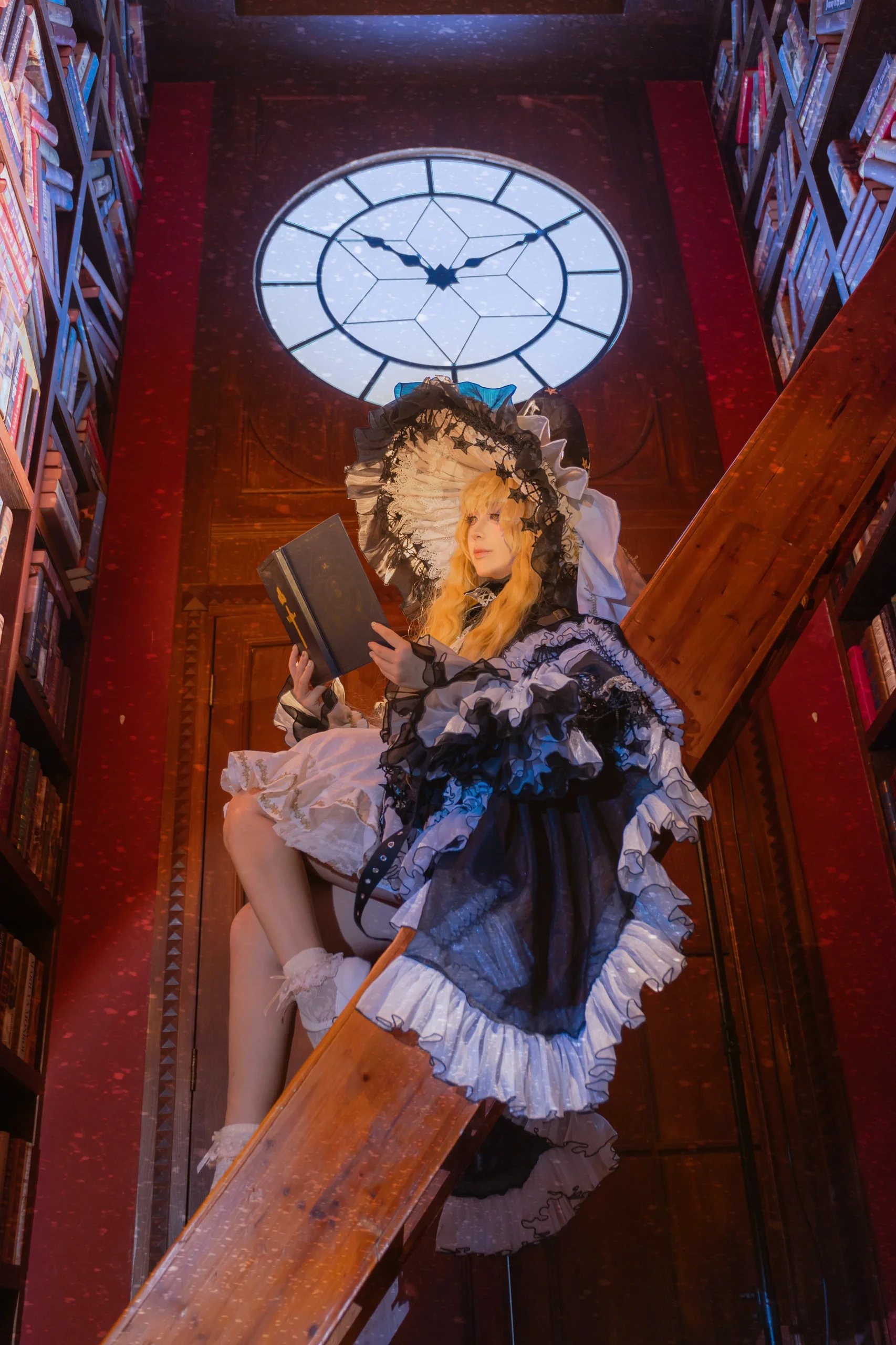 【雾雨魔理沙cos】东方project的魔法使，在书库里的借书日常 - 第 6 张