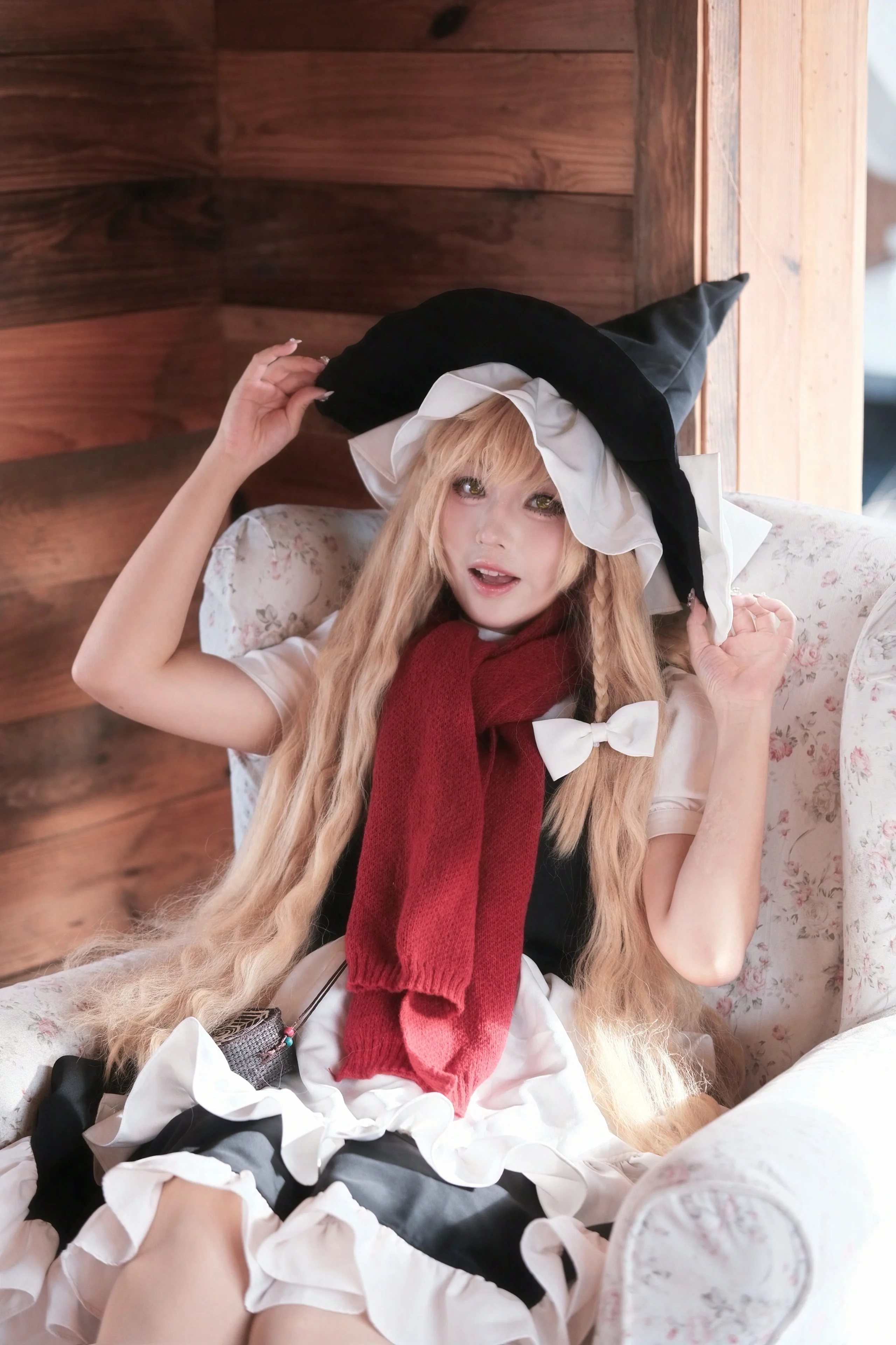 【雾雨魔理沙cos】南方的魔法使，在广州雪景里的冬日暖阳 - 第 1 张