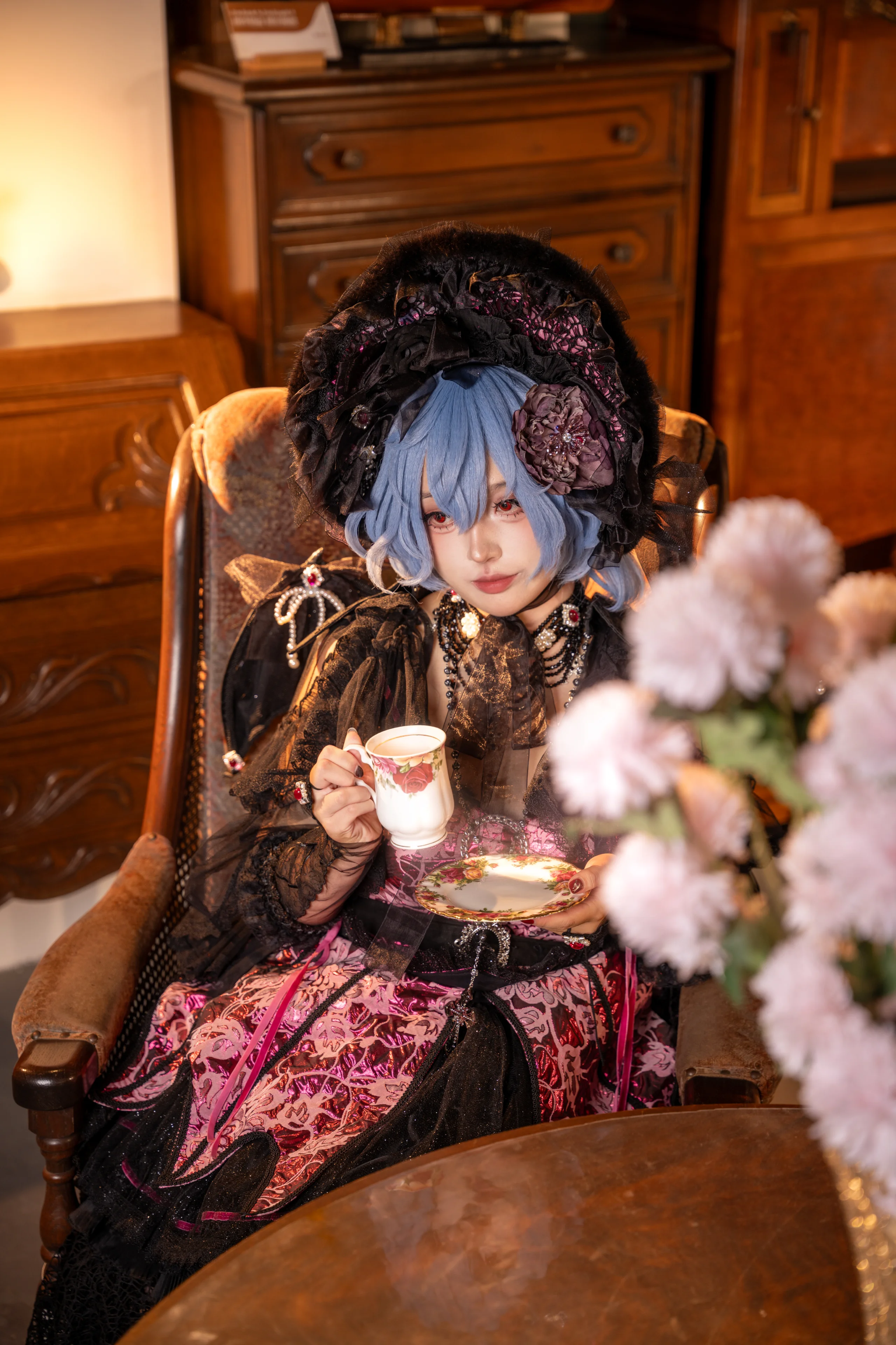 【蕾米莉亚斯卡雷特cos】西洋记里的红魔馆午后茶会 - 第 1 张