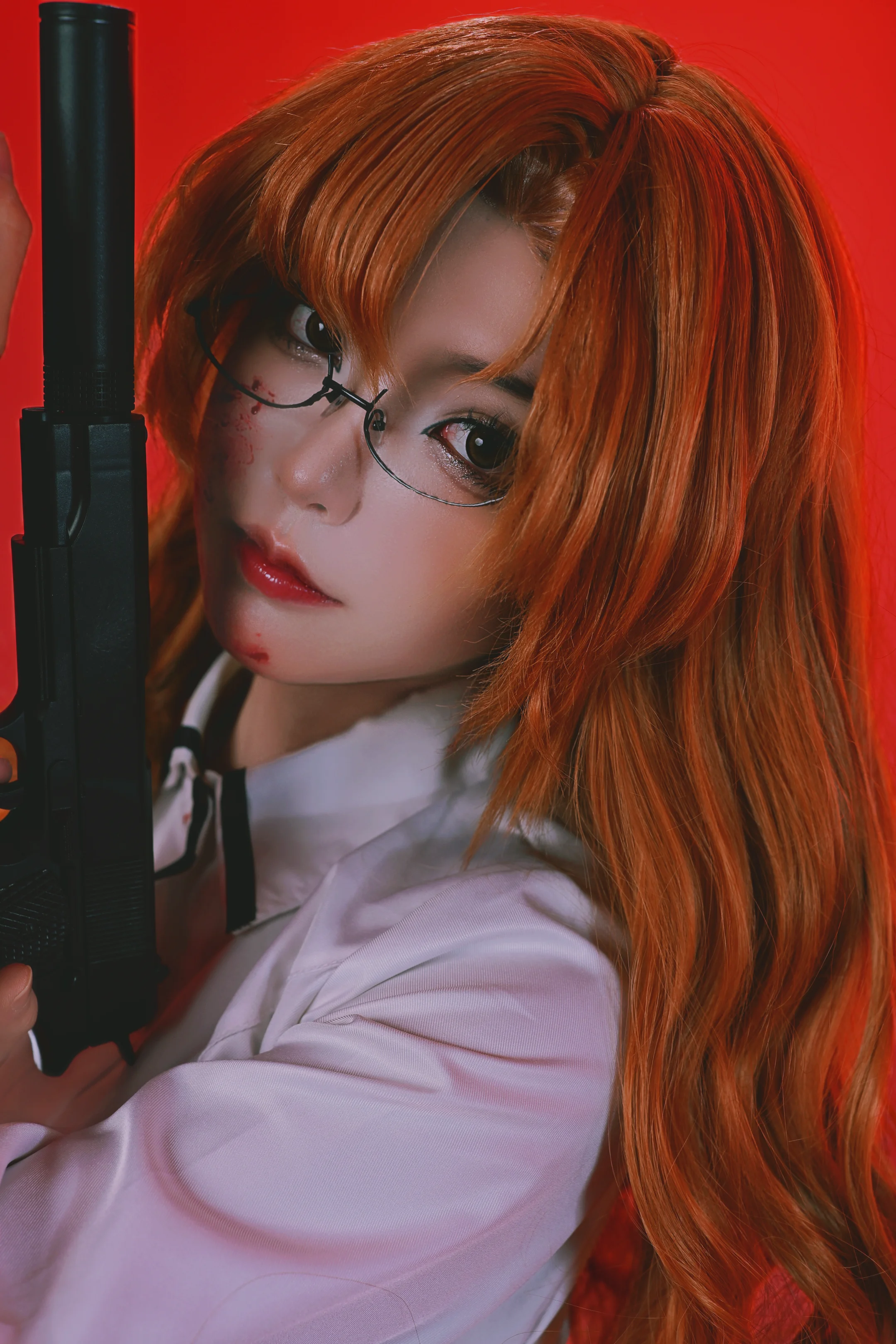 【桐生萌郁cos】掌控赛博废墟的OL御姐狙击手 - 第 2 张