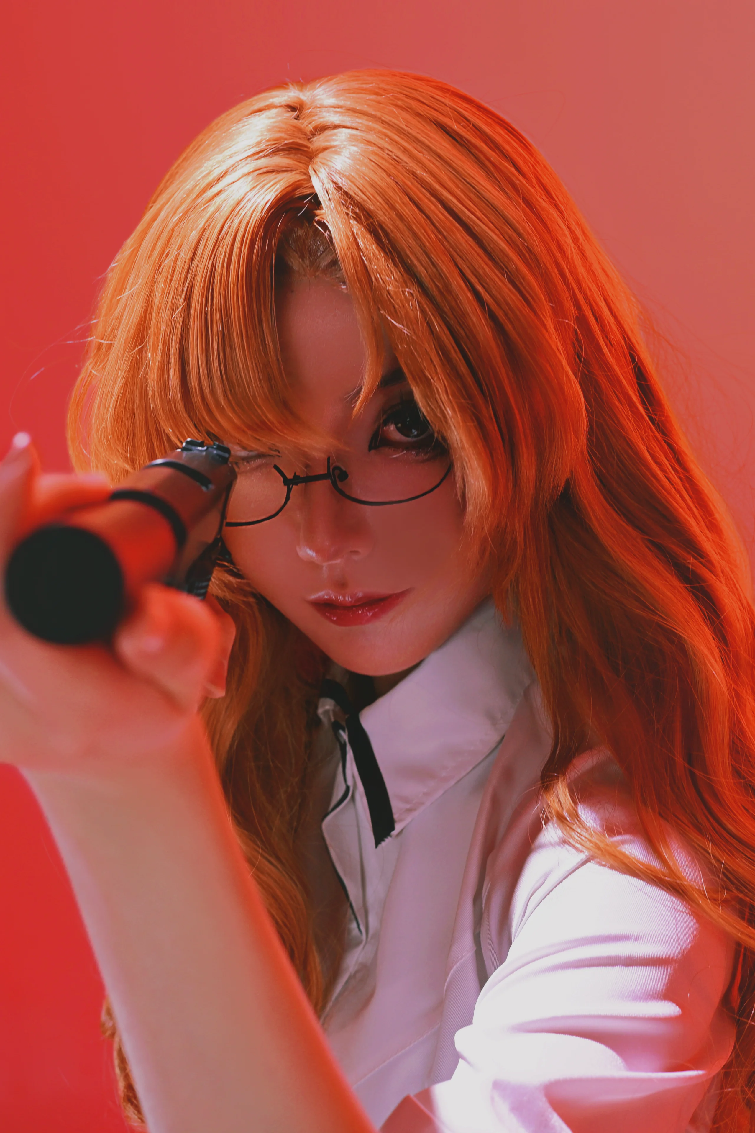 【桐生萌郁cos】掌控赛博废墟的OL御姐狙击手 - 第 5 张