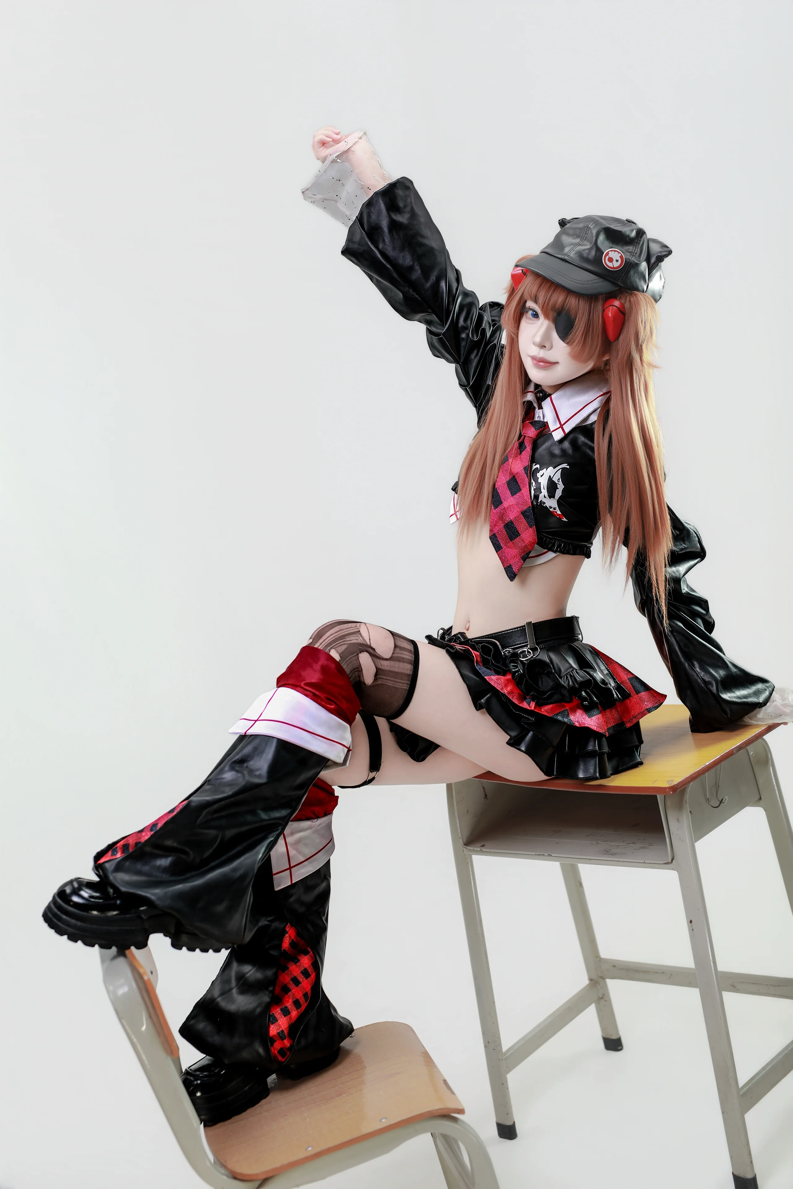 【明日香cos】白棚里的摇滚乐队瞬间 - 第 3 张