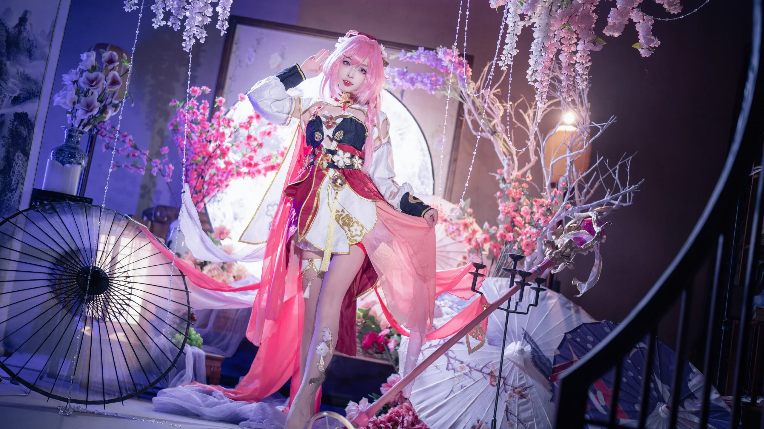 【爱莉希雅cos】崩坏3春好桃夭造型正片记录 - 第 10 张