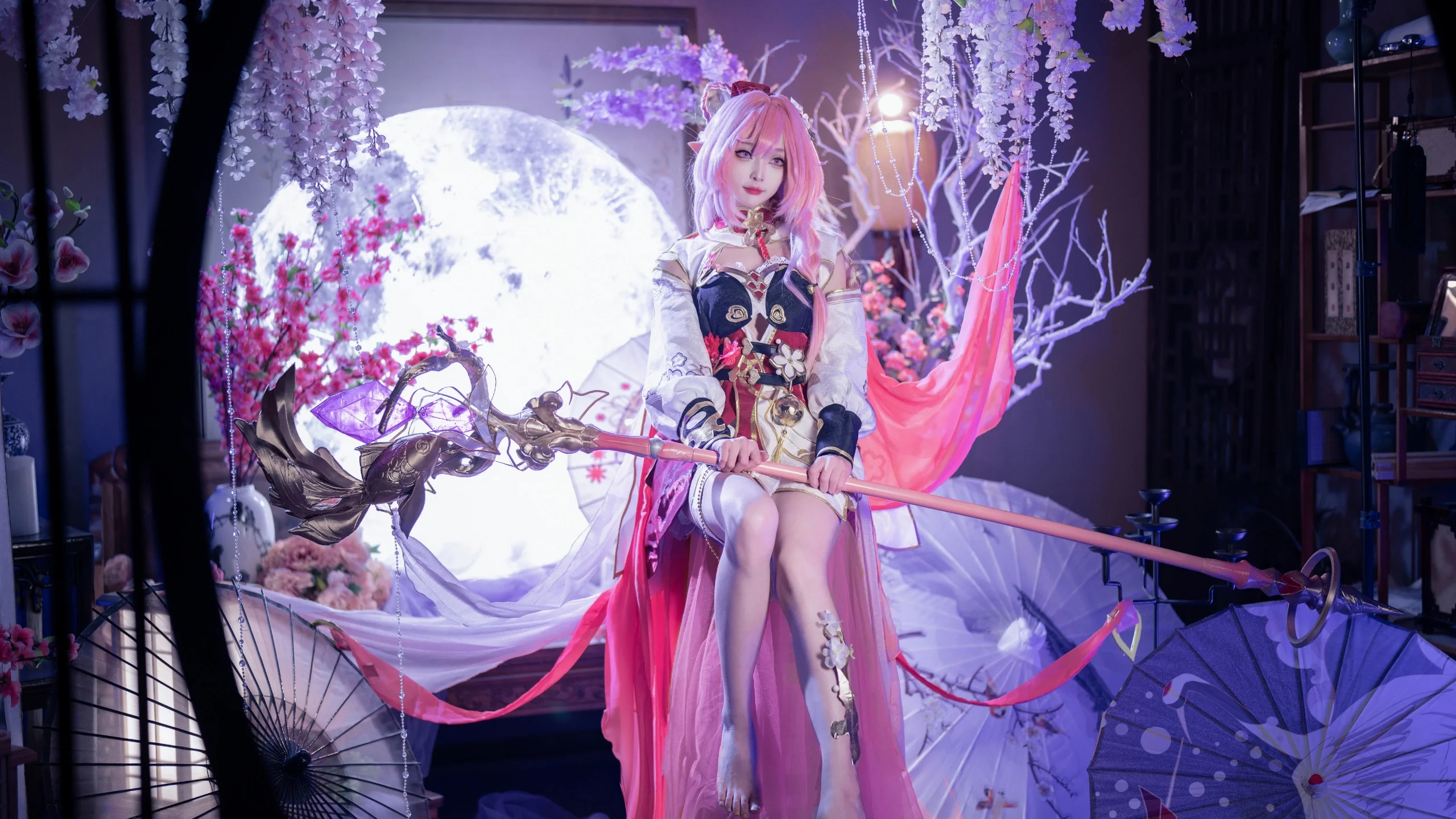 【爱莉希雅cos】崩坏3春好桃夭造型正片记录 - 第 11 张