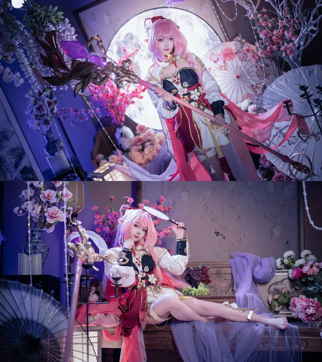 【爱莉希雅cos】崩坏3春好桃夭造型正片记录 - 第 4 张