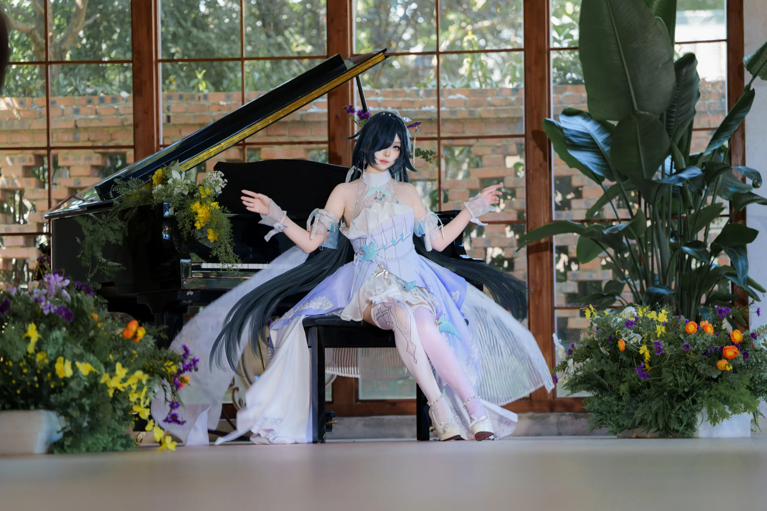 [Fu Hua Cosplay] Honkai Impact 3rd Azure Court, a Quiet Afternoon in a South of France Manor
