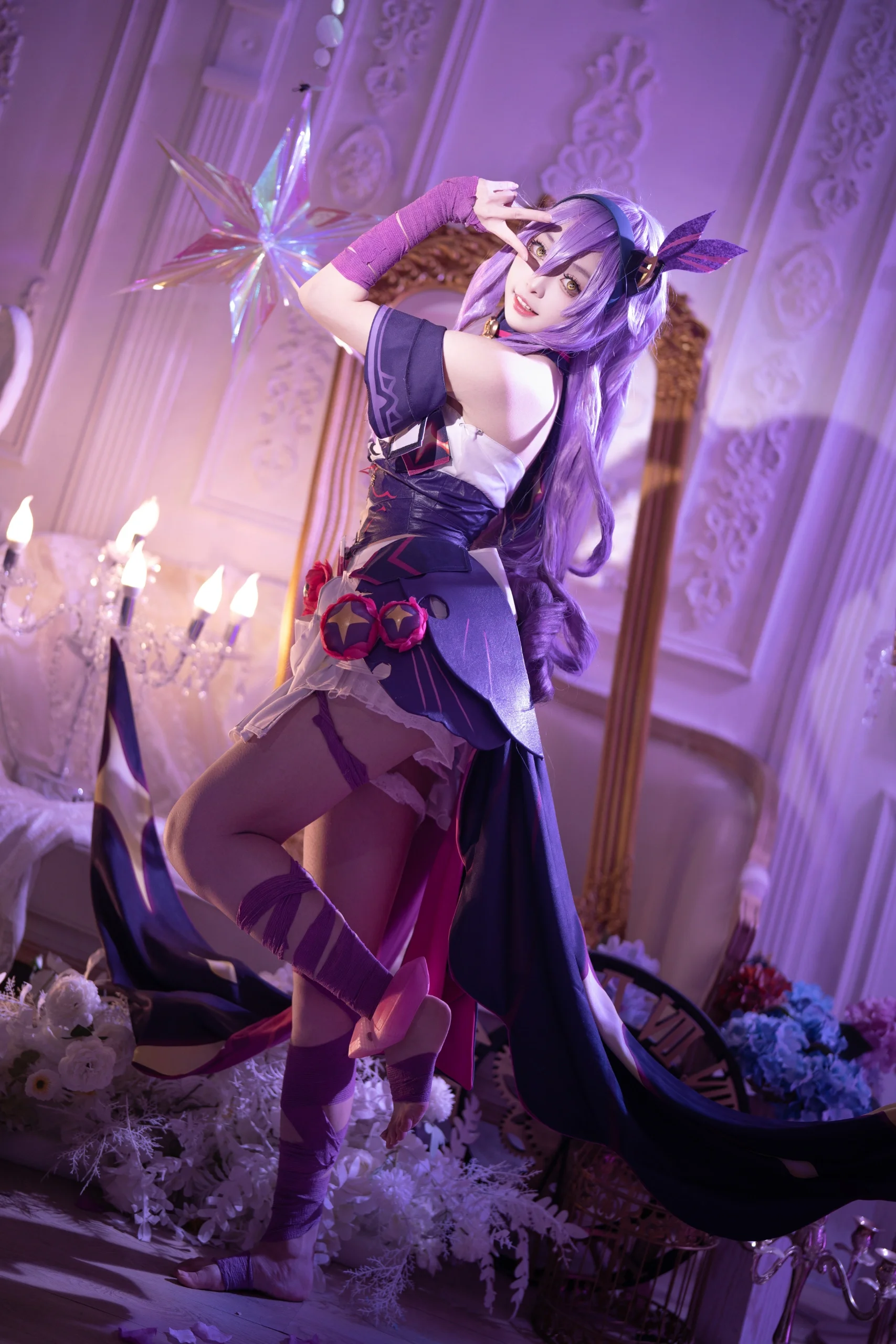 【西琳cos】崩坏3魔法少女，星光下的梦幻定格 - 第 4 张