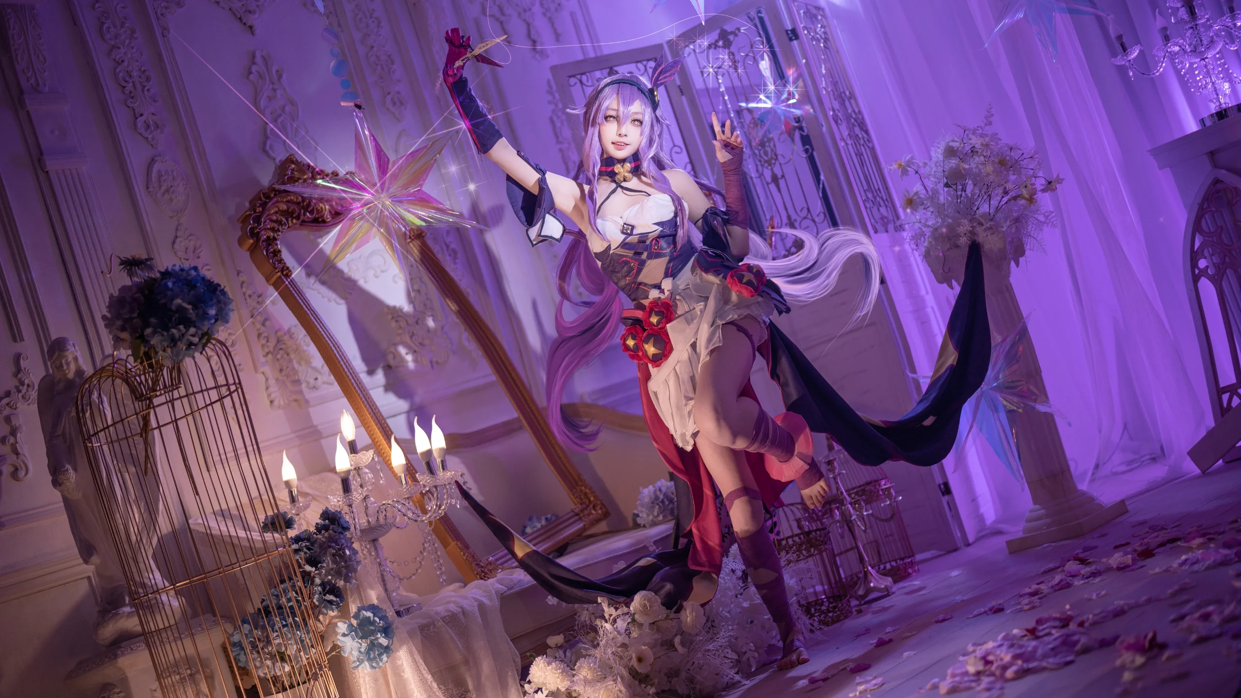 【西琳cos】崩坏3魔法少女，星光下的梦幻定格 - 第 5 张