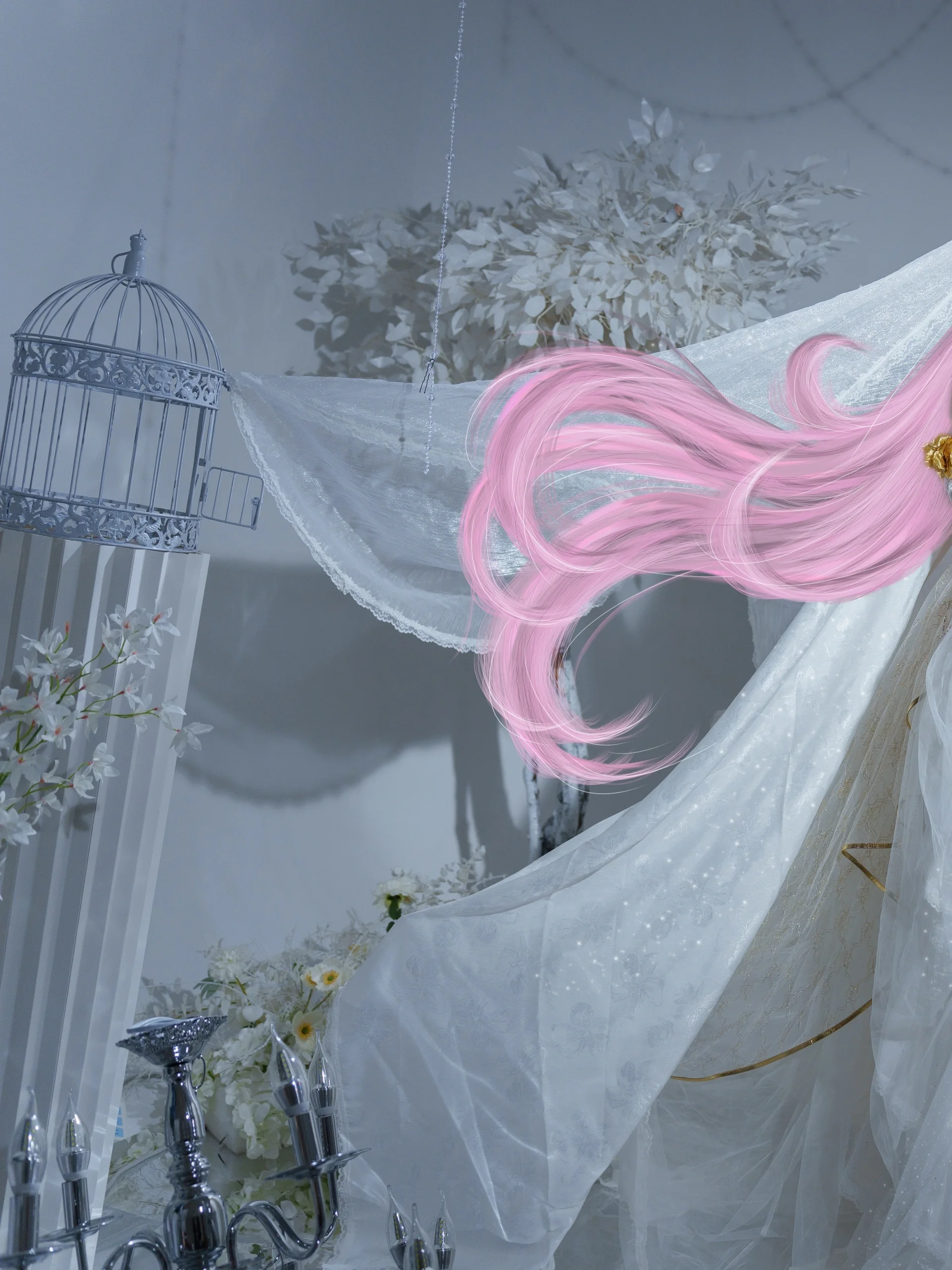 【爱莉希雅cos】崩坏3花嫁精灵的生日献礼 - 第 3 张