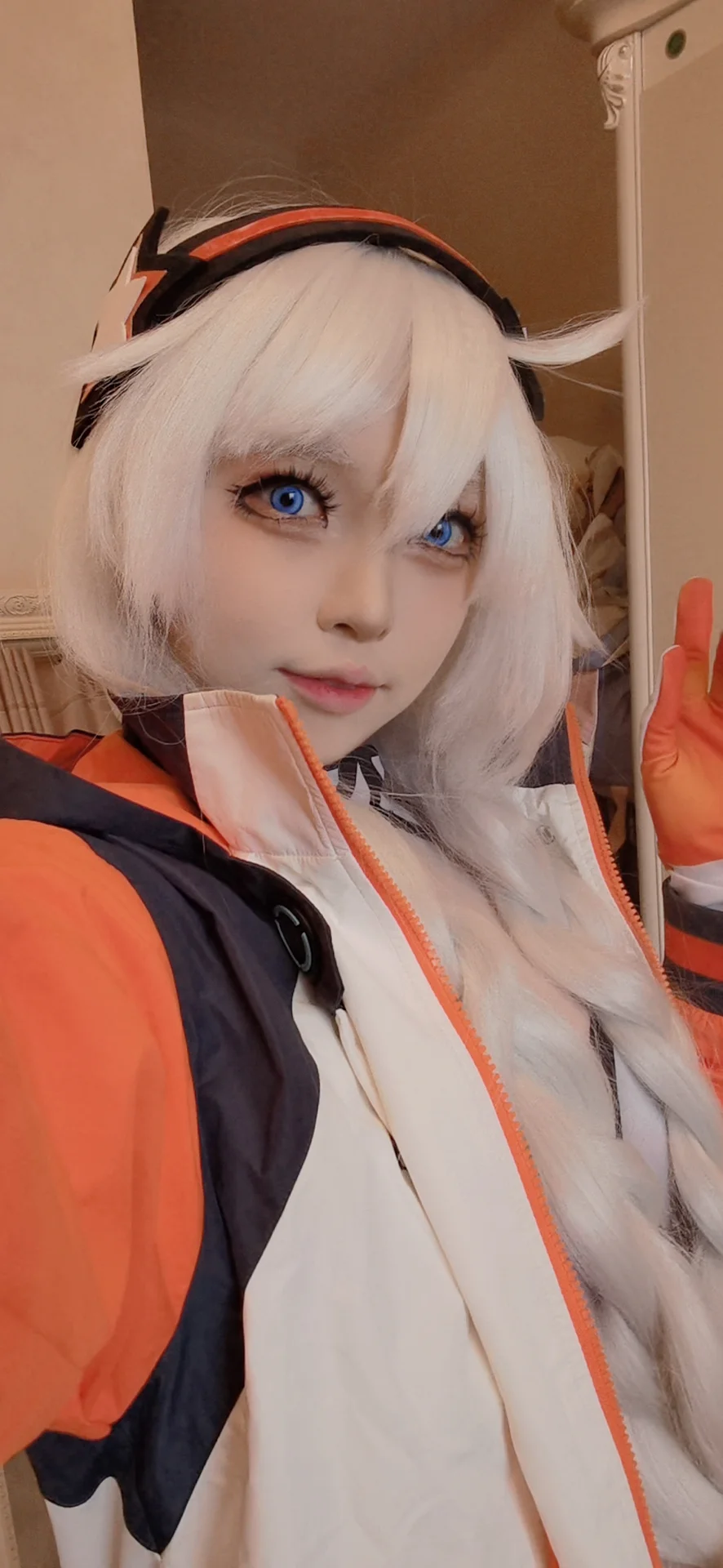 【琪亚娜卡斯兰娜cos】崩坏3，白色与橙色交织的活力日常 - 第 4 张