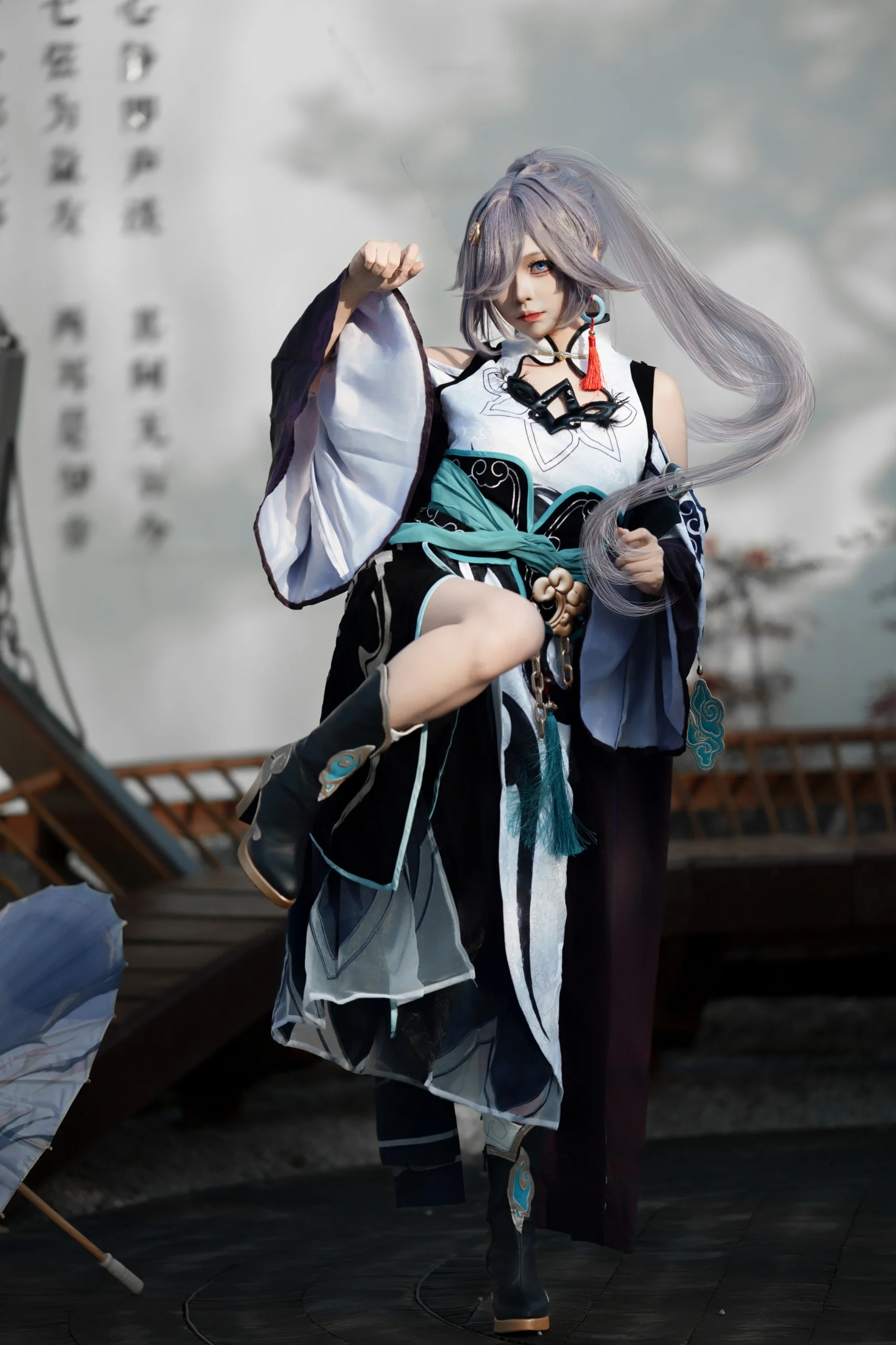 【符华cos】崩坏3云墨丹心，阴阳化生的古风演绎 - 第 1 张