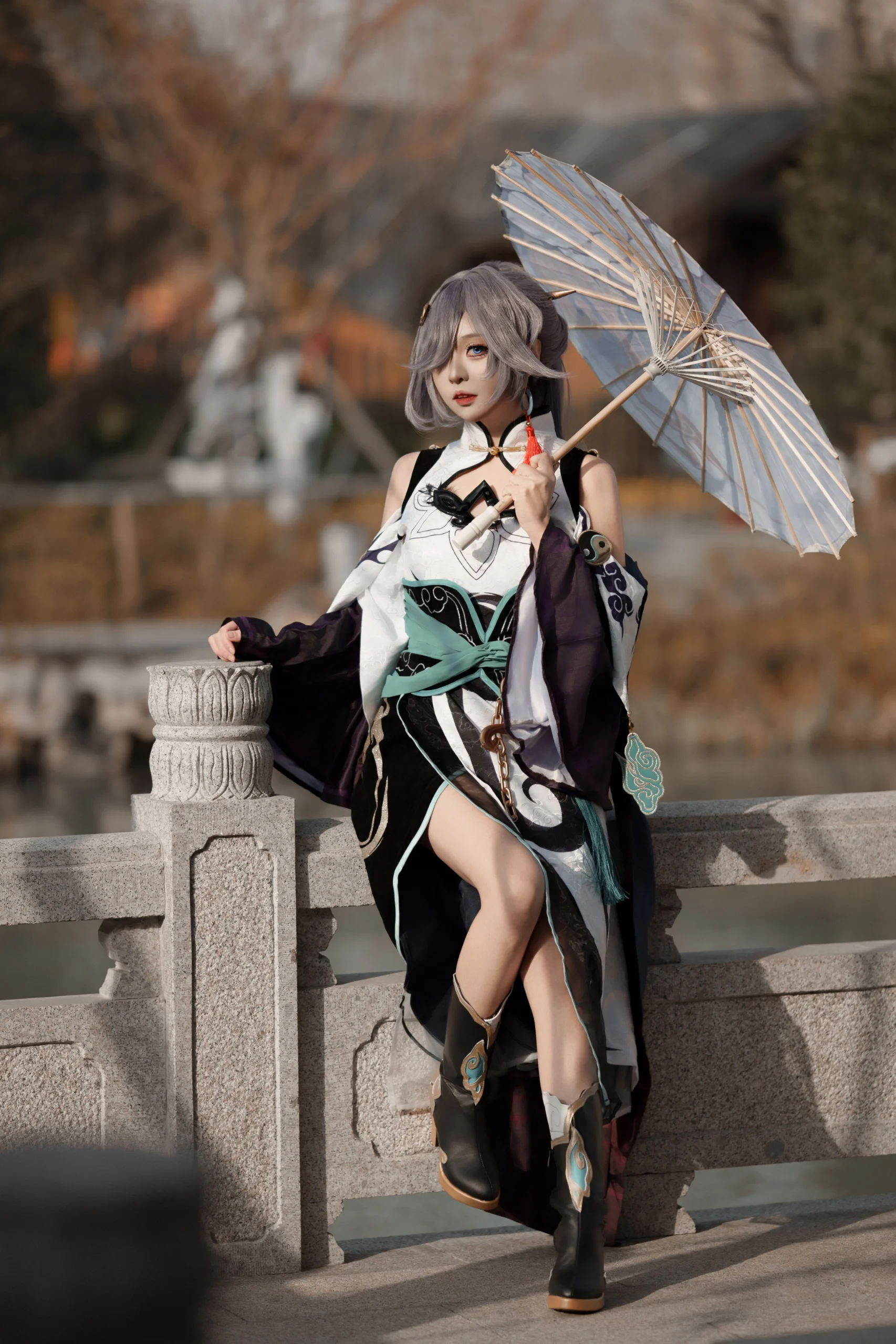 【符华cos】崩坏3云墨丹心，阴阳化生的古风演绎 - 第 2 张