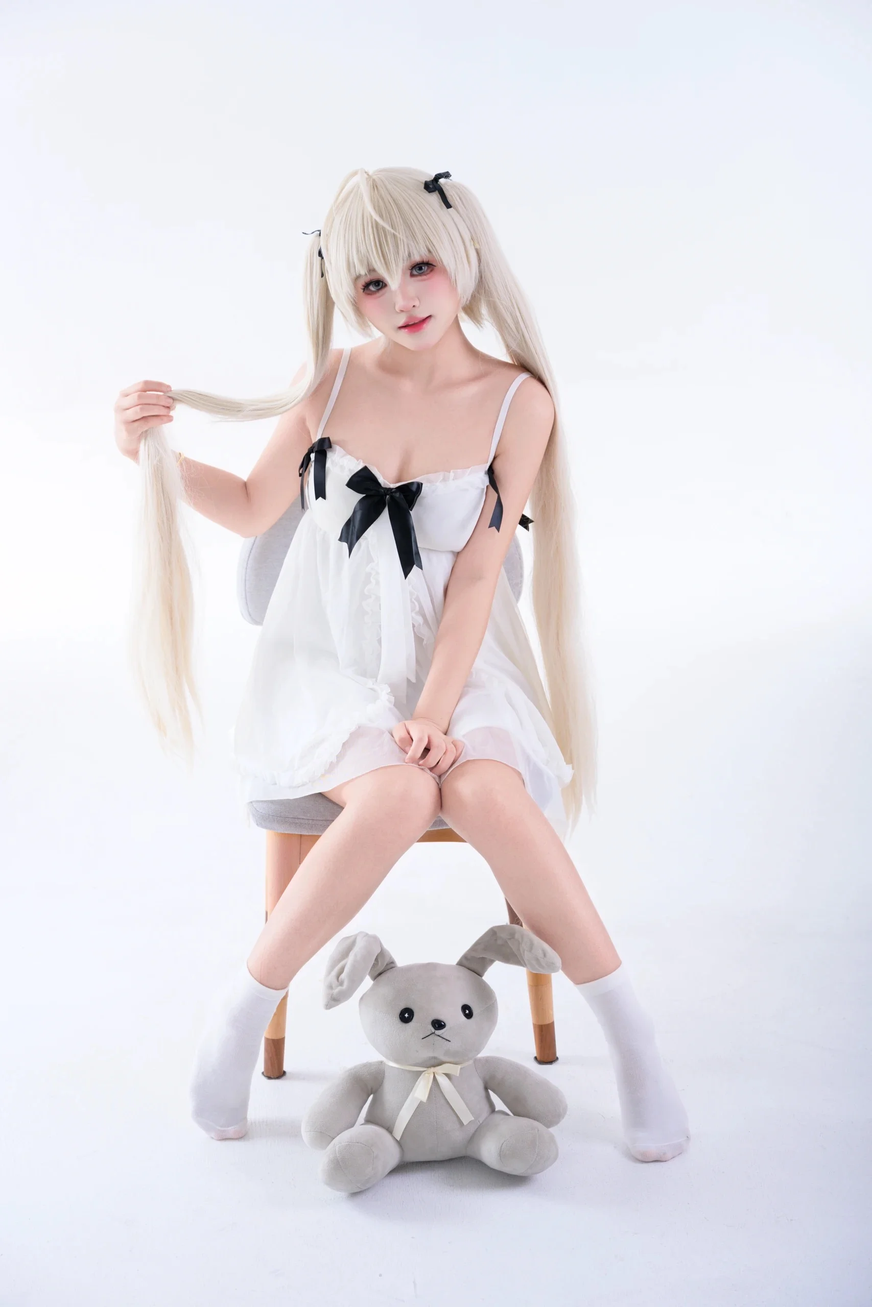 【春日野穹cos】纯白光影里的缘之空 - 第 5 张