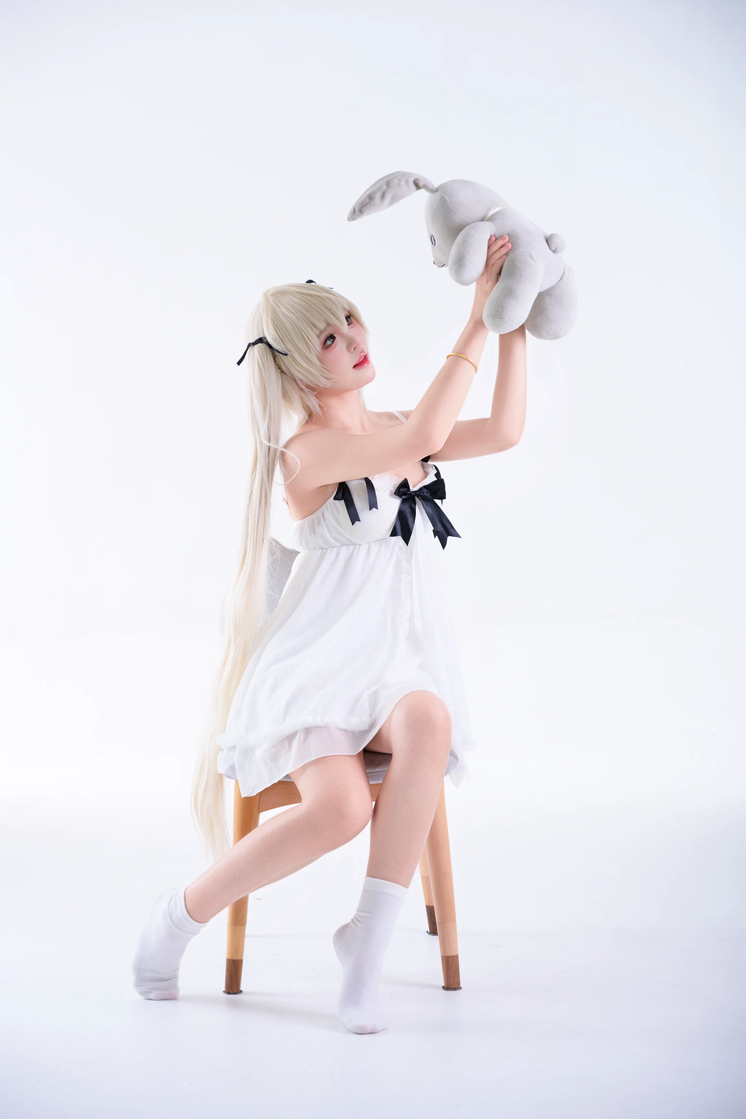 【春日野穹cos】纯白光影里的缘之空 - 第 8 张