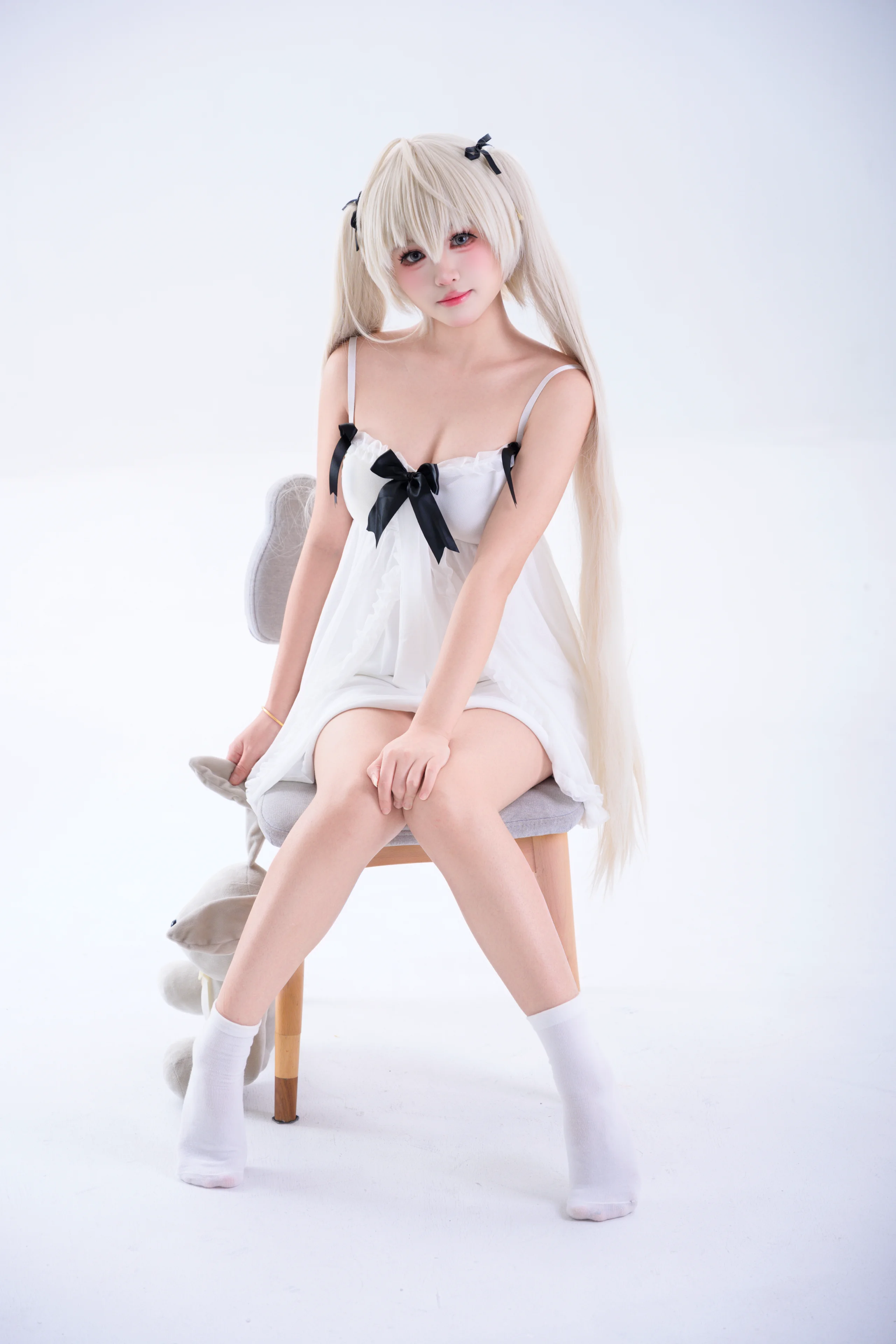 【春日野穹cos】纯白光影里的缘之空 - 第 9 张