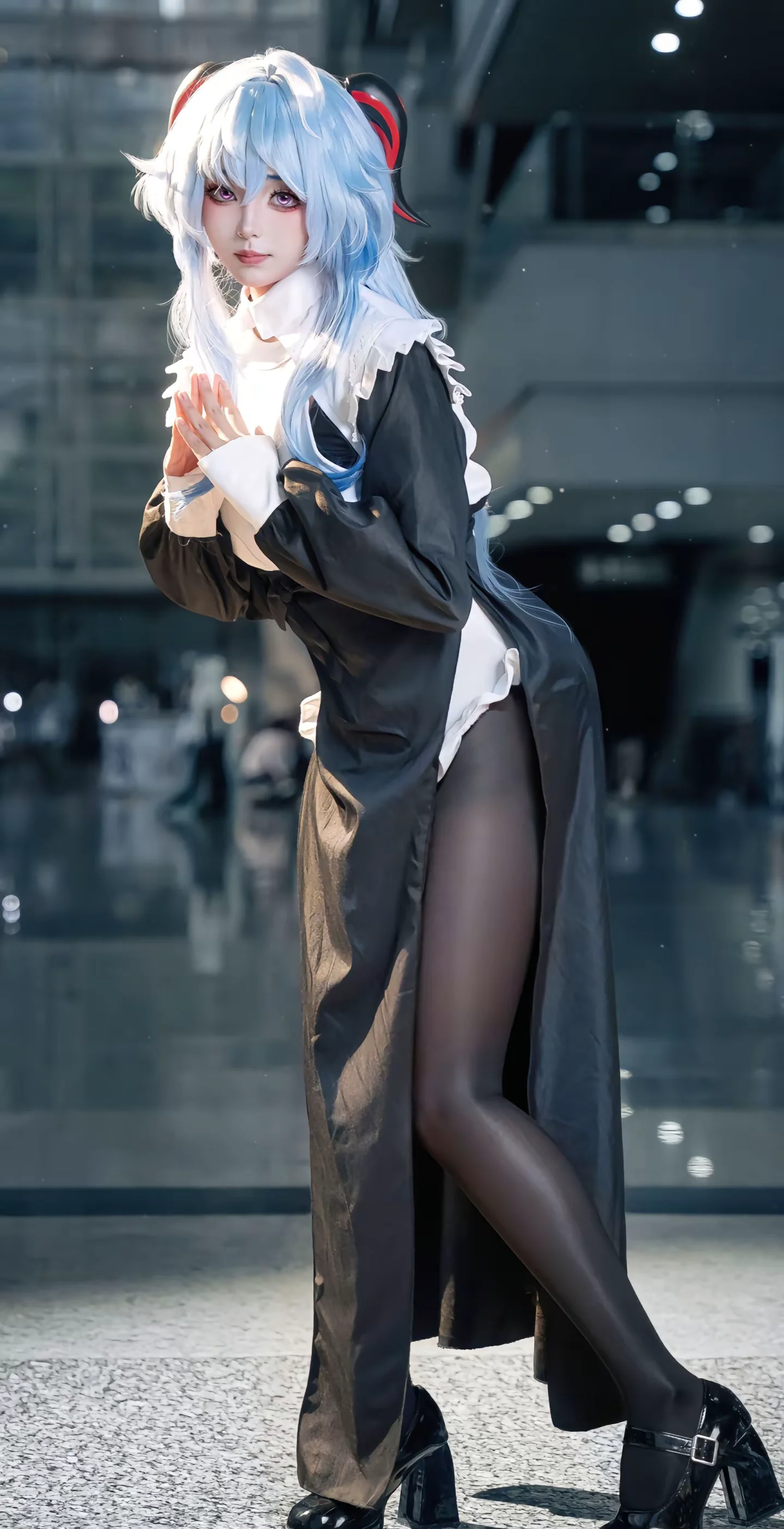 【甘雨cos】普通漫展里的一抹仙气蓝