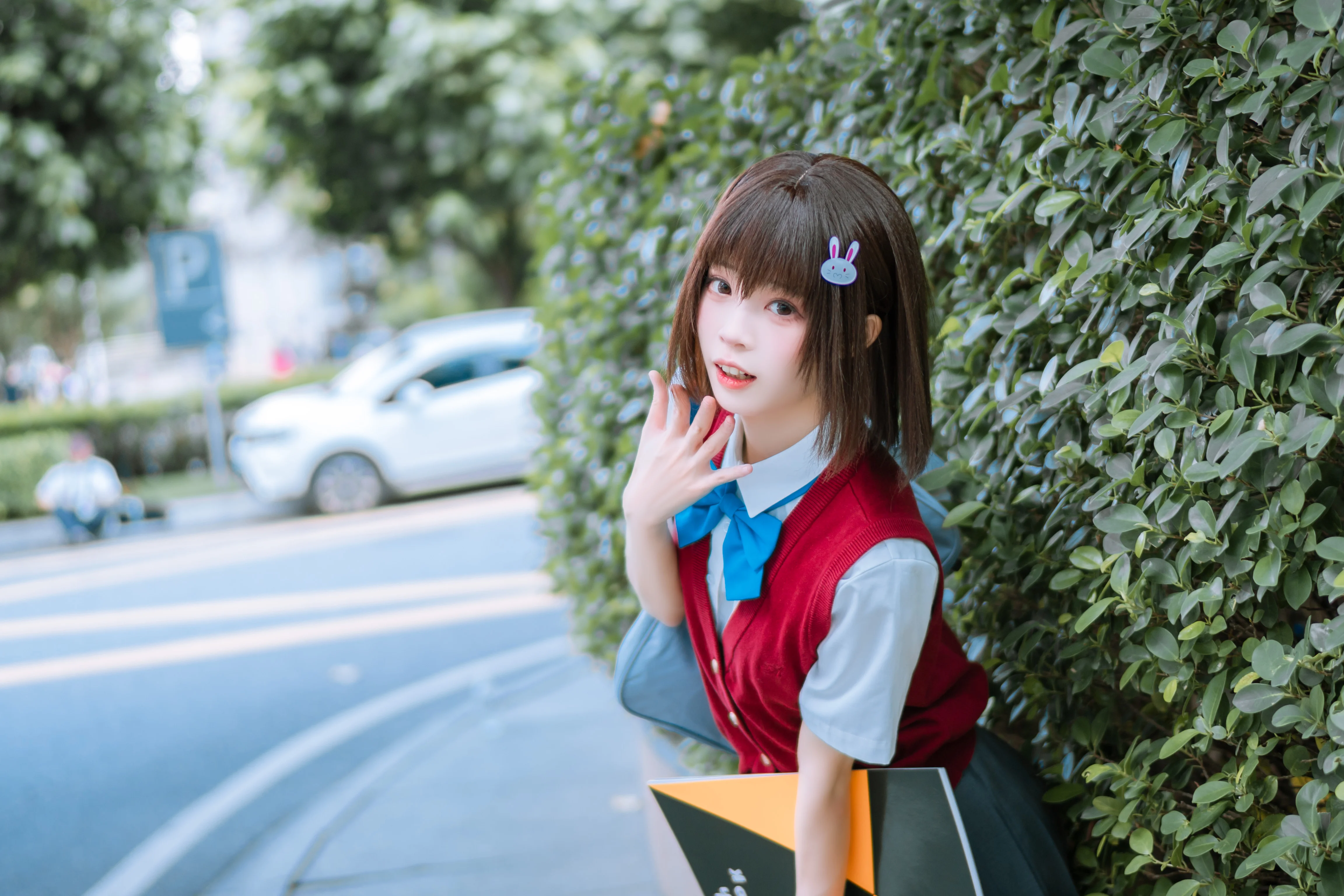 【宇佐美瑞希cos】这个美术社大有问题，街头校园风日常 - 第 3 张