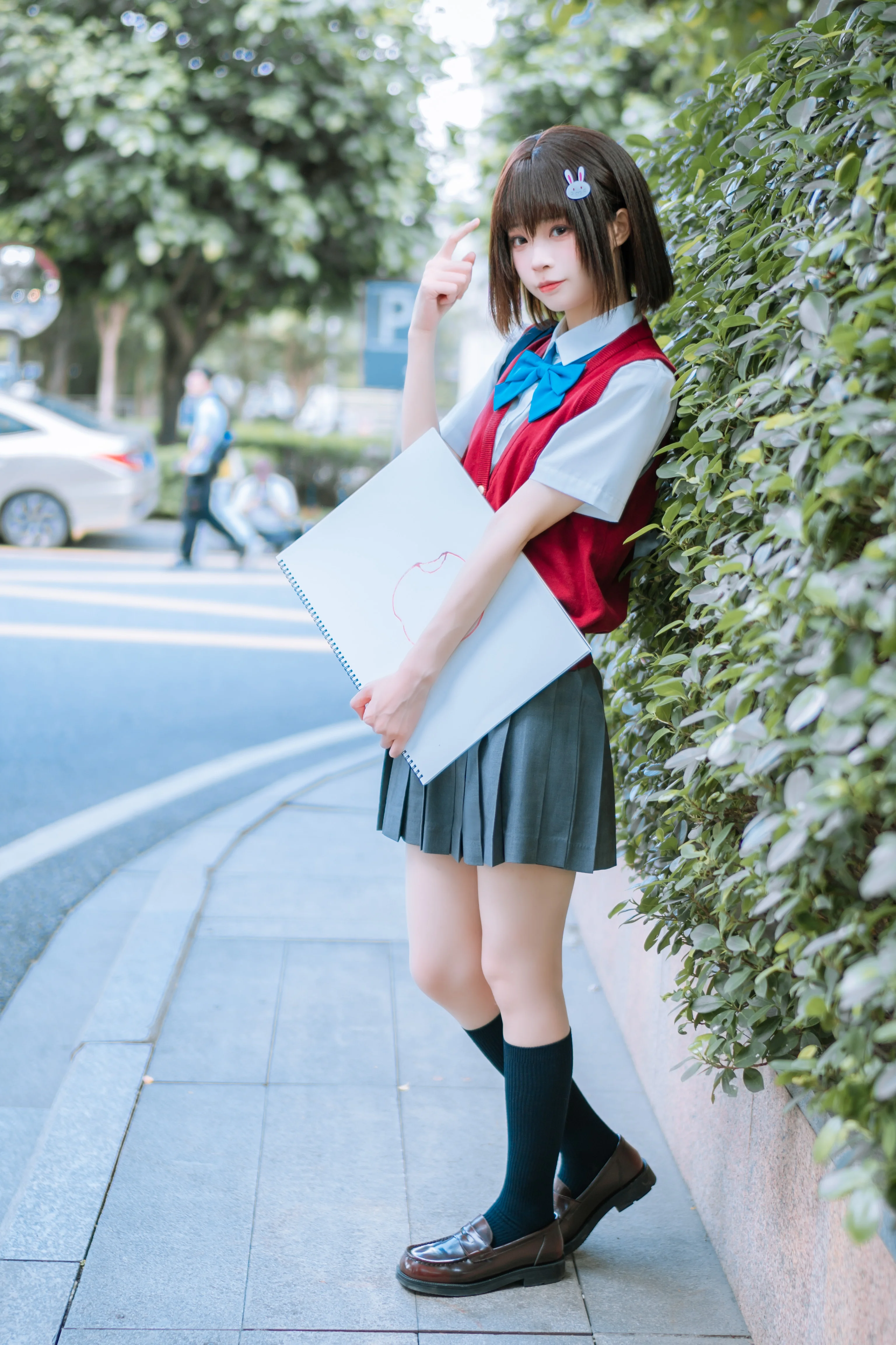 【宇佐美瑞希cos】这个美术社大有问题，街头校园风日常 - 第 6 张