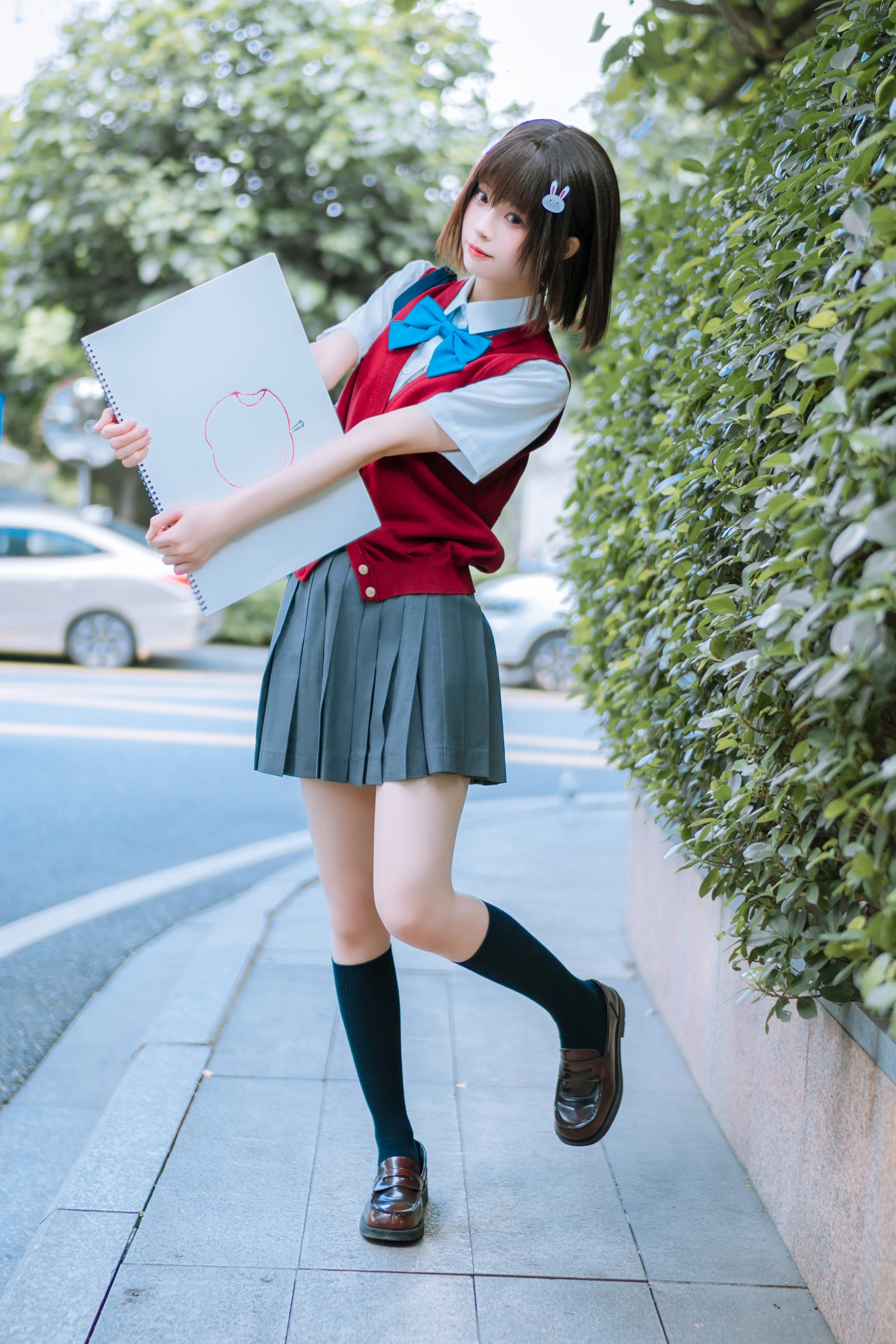 【宇佐美瑞希cos】这个美术社大有问题，街头校园风日常 - 第 7 张