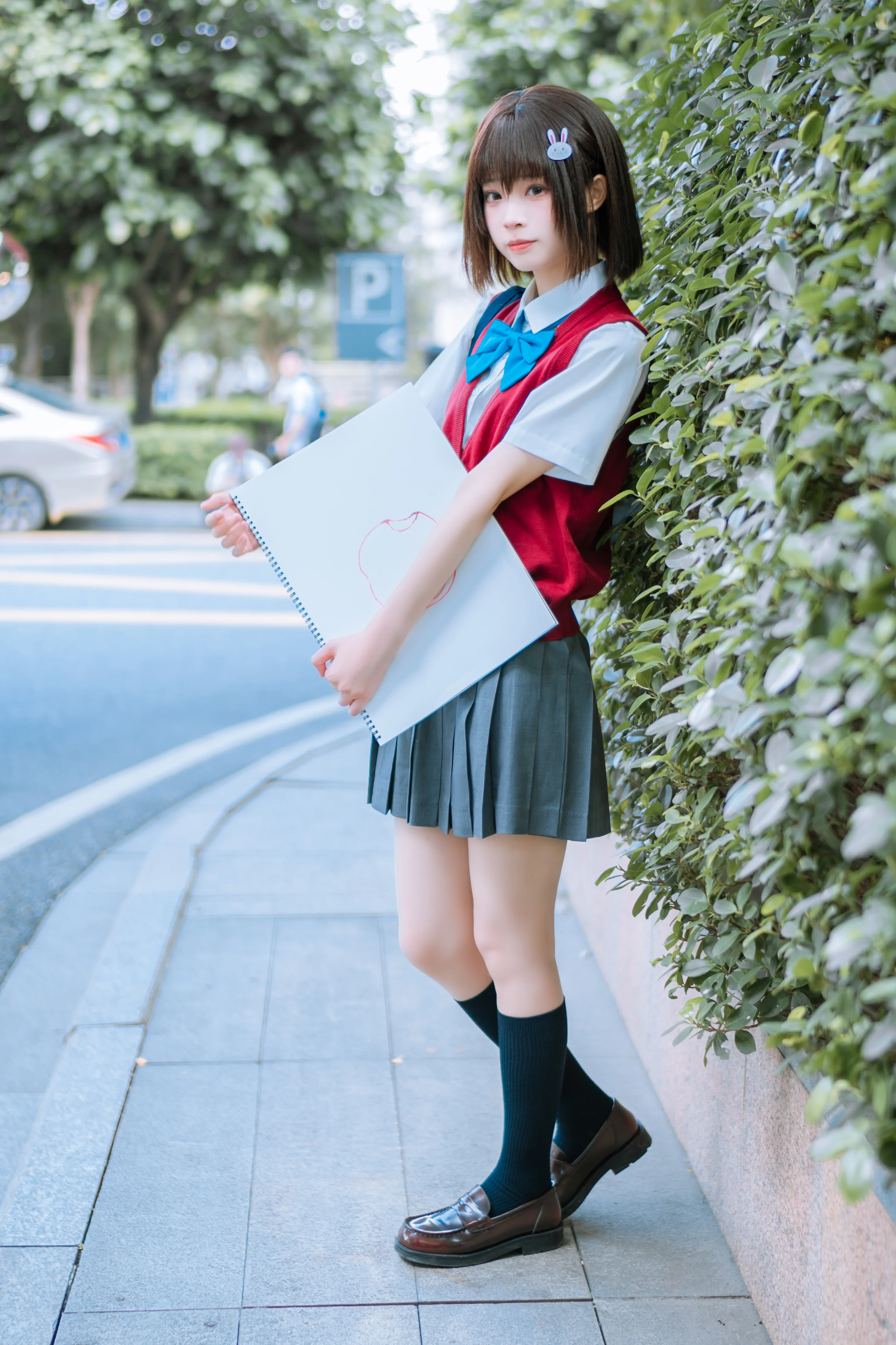 【宇佐美瑞希cos】这个美术社大有问题，街头校园风日常 - 第 8 张