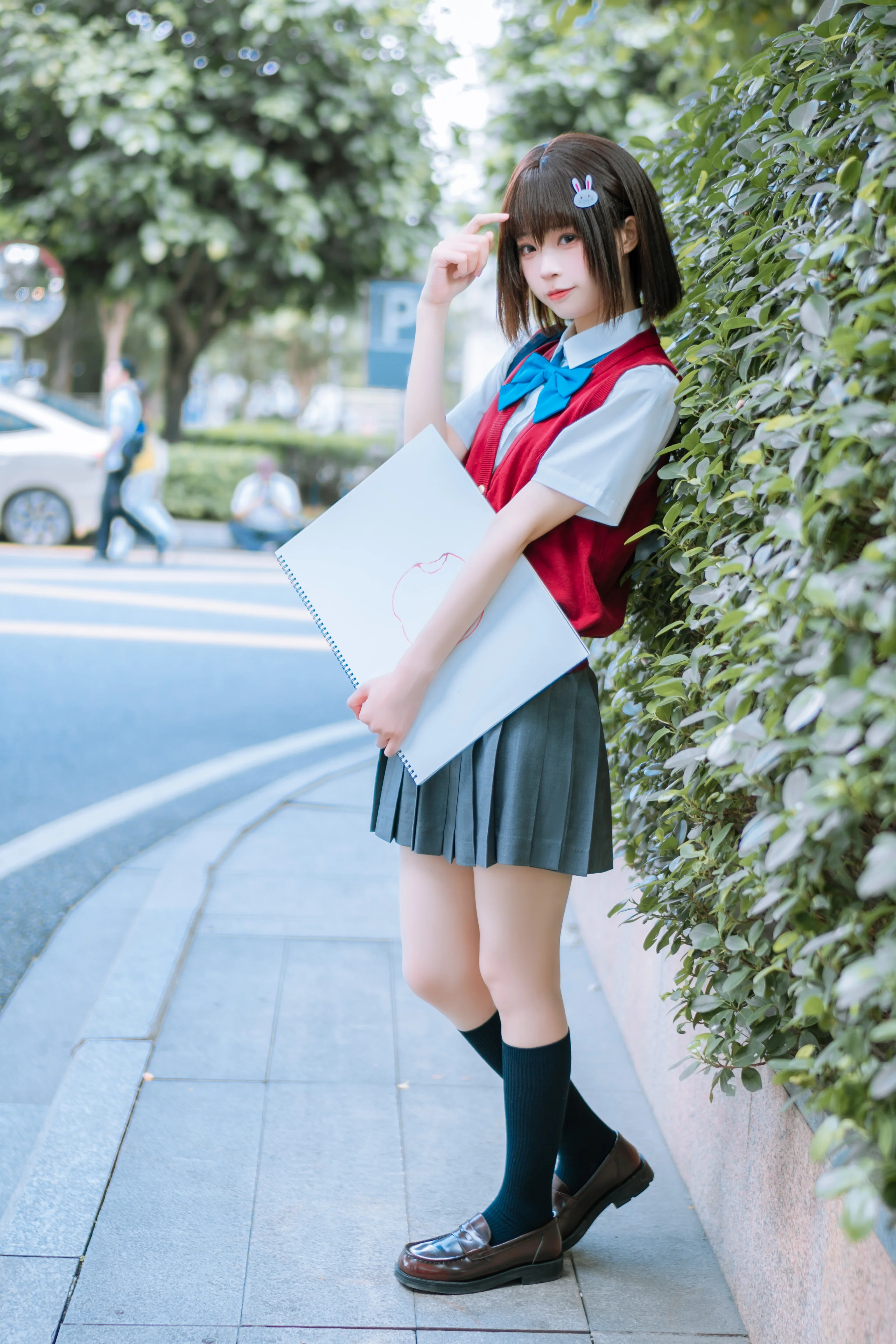 【宇佐美瑞希cos】这个美术社大有问题，街头校园风日常 - 第 9 张