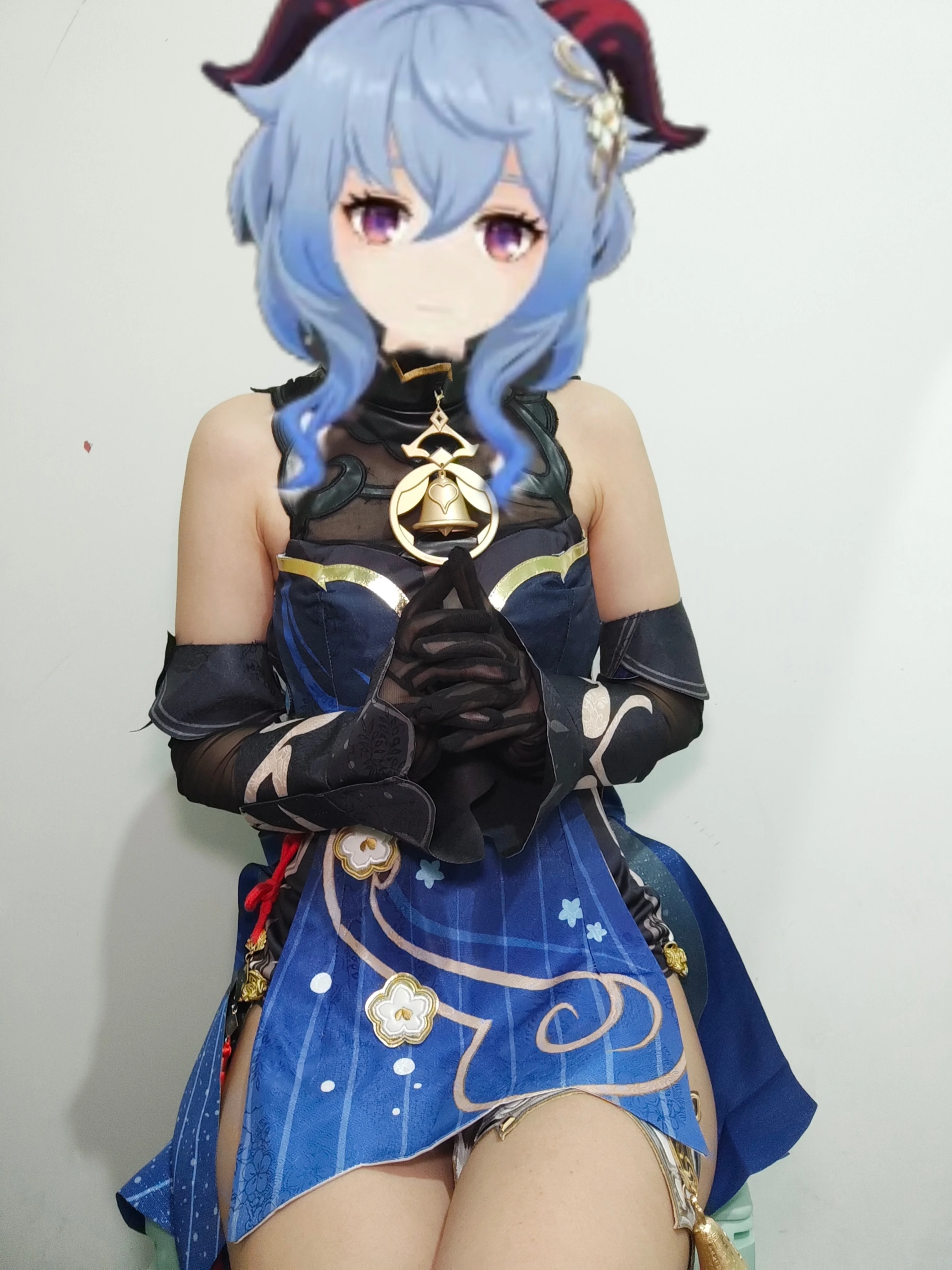 【甘雨cos】玄玉瑶芳试衣，这套裙摆和设计真的好绝 - 第 2 张