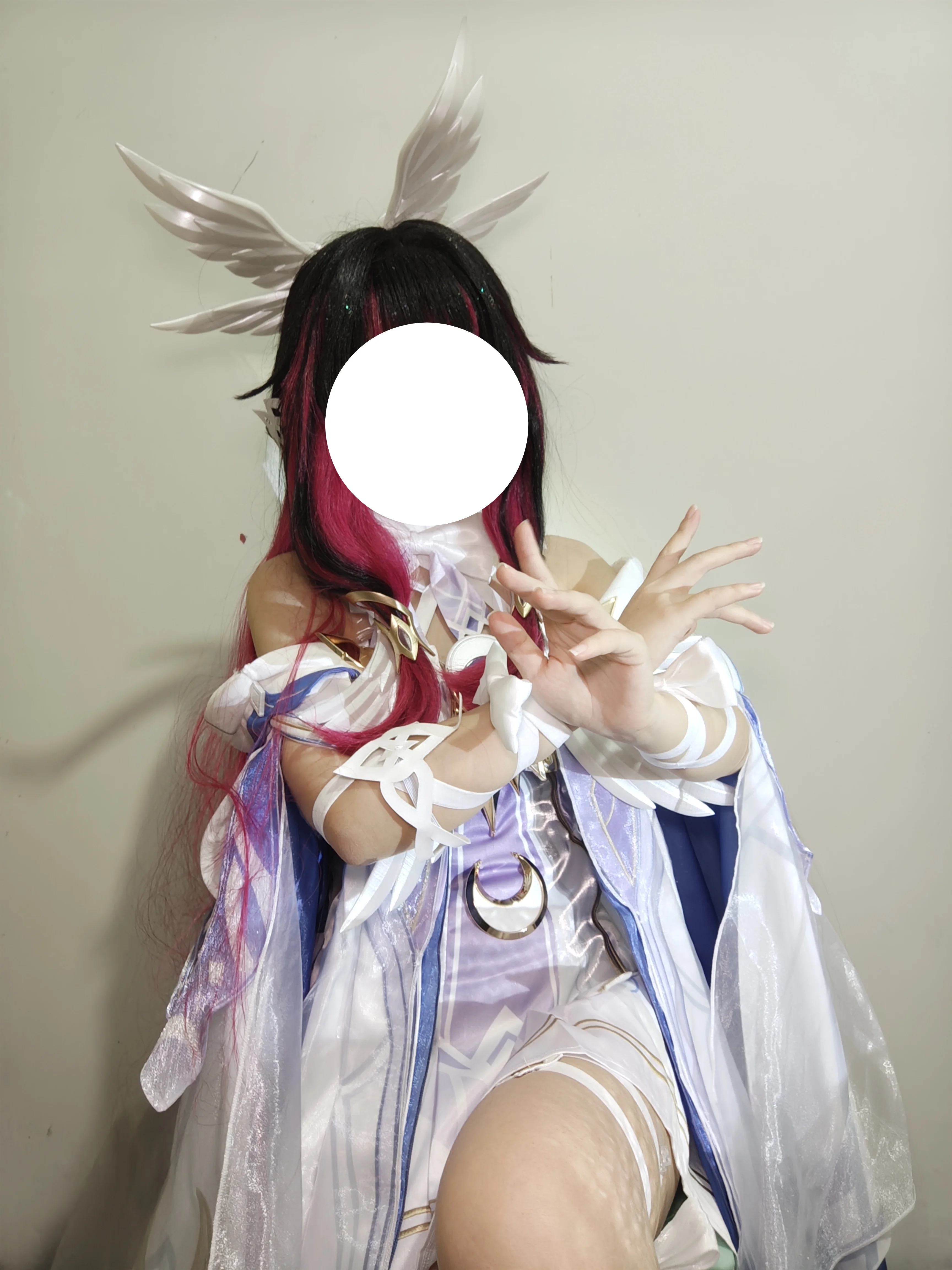 哥倫比婭cos 原神 白色小鴿子的仙女試衣實錄 - 第 2 張
