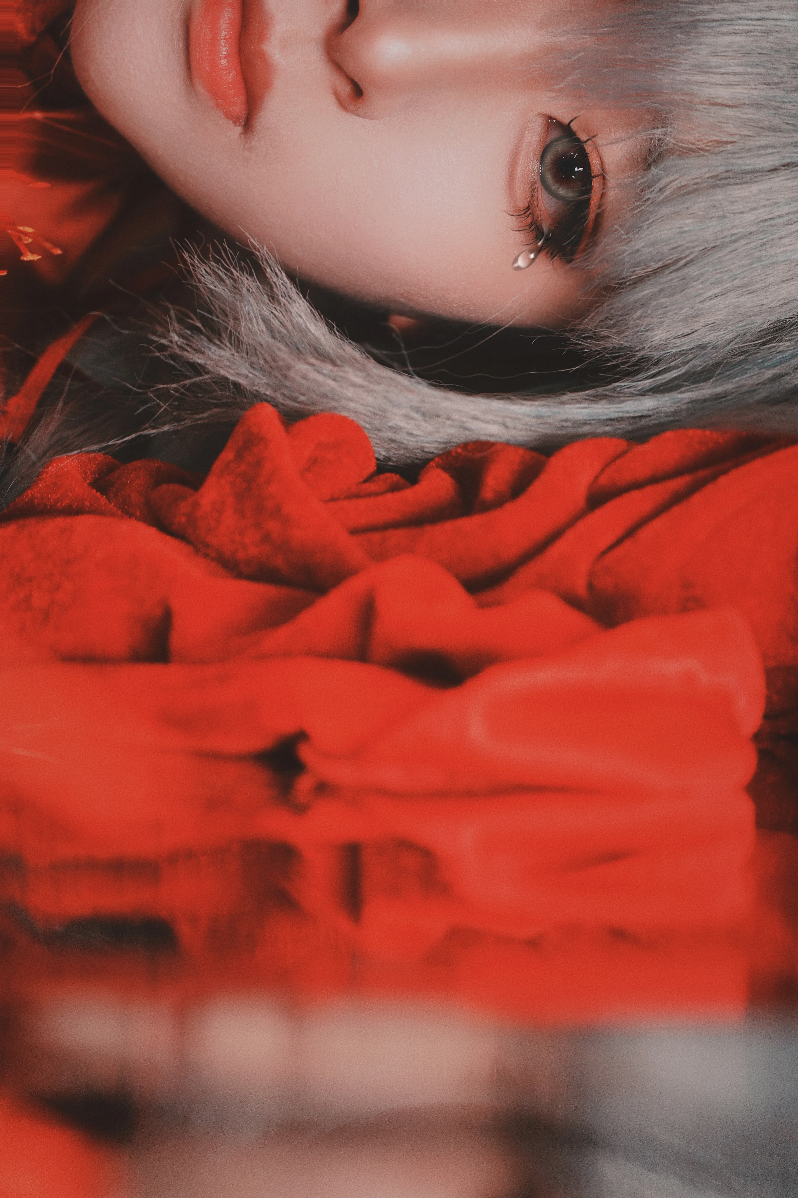 【弗洛洛cos】红与白的奏鸣曲，梦境中的疏离感 - 第 5 张