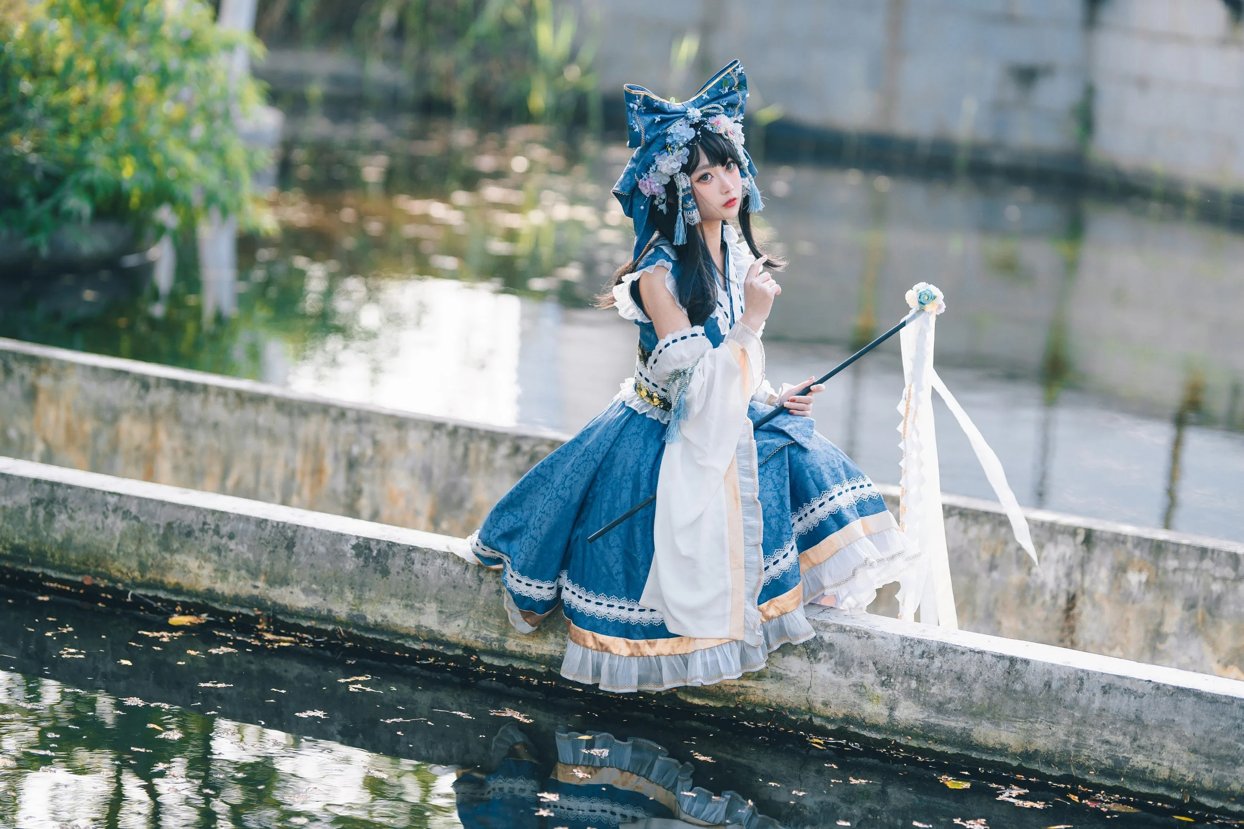 【博丽灵梦cos】夏日青波中的2P色灵梦 - 第 7 张