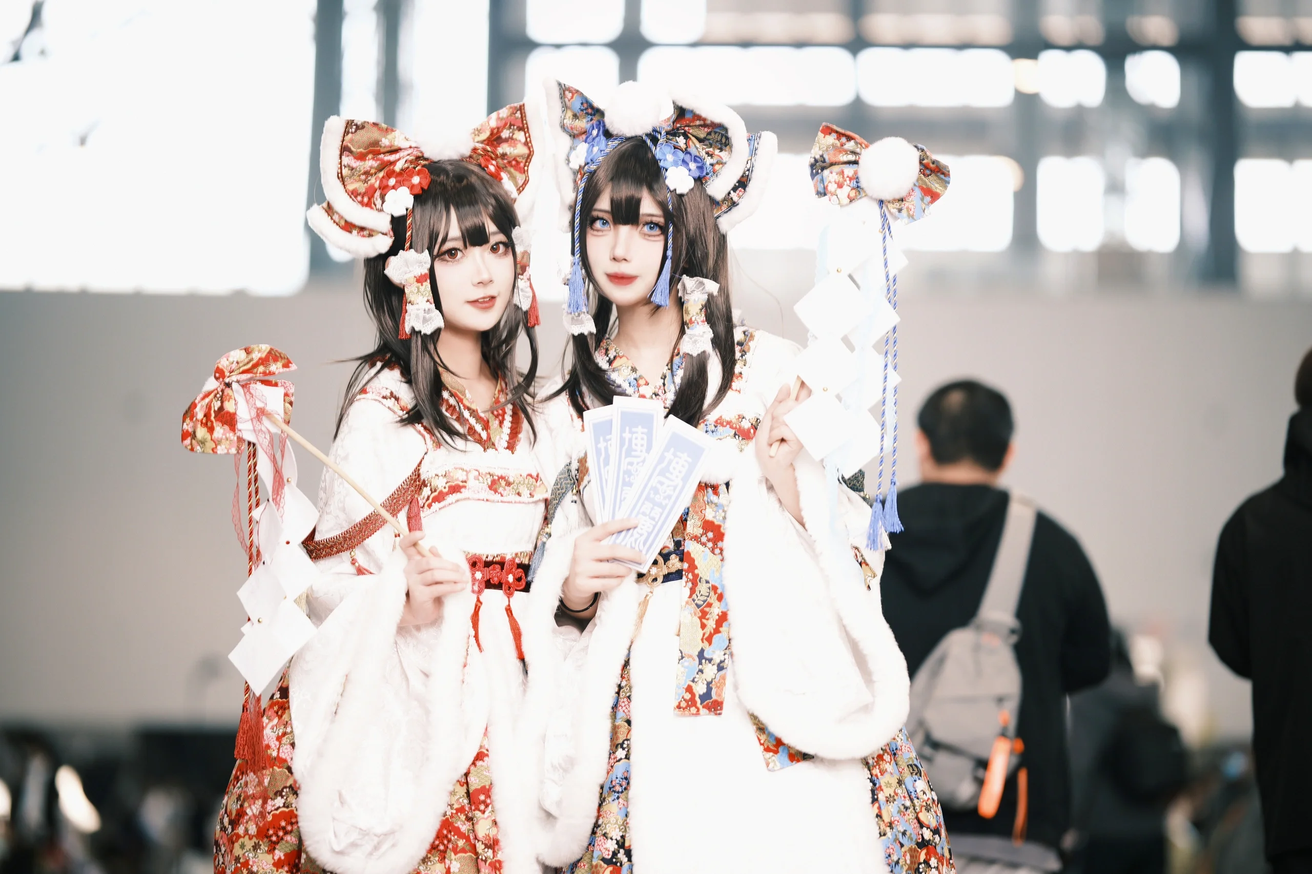 【博丽灵梦cos】东方幻想乡的冬日祈福，漫展现场记录 - 第 3 张