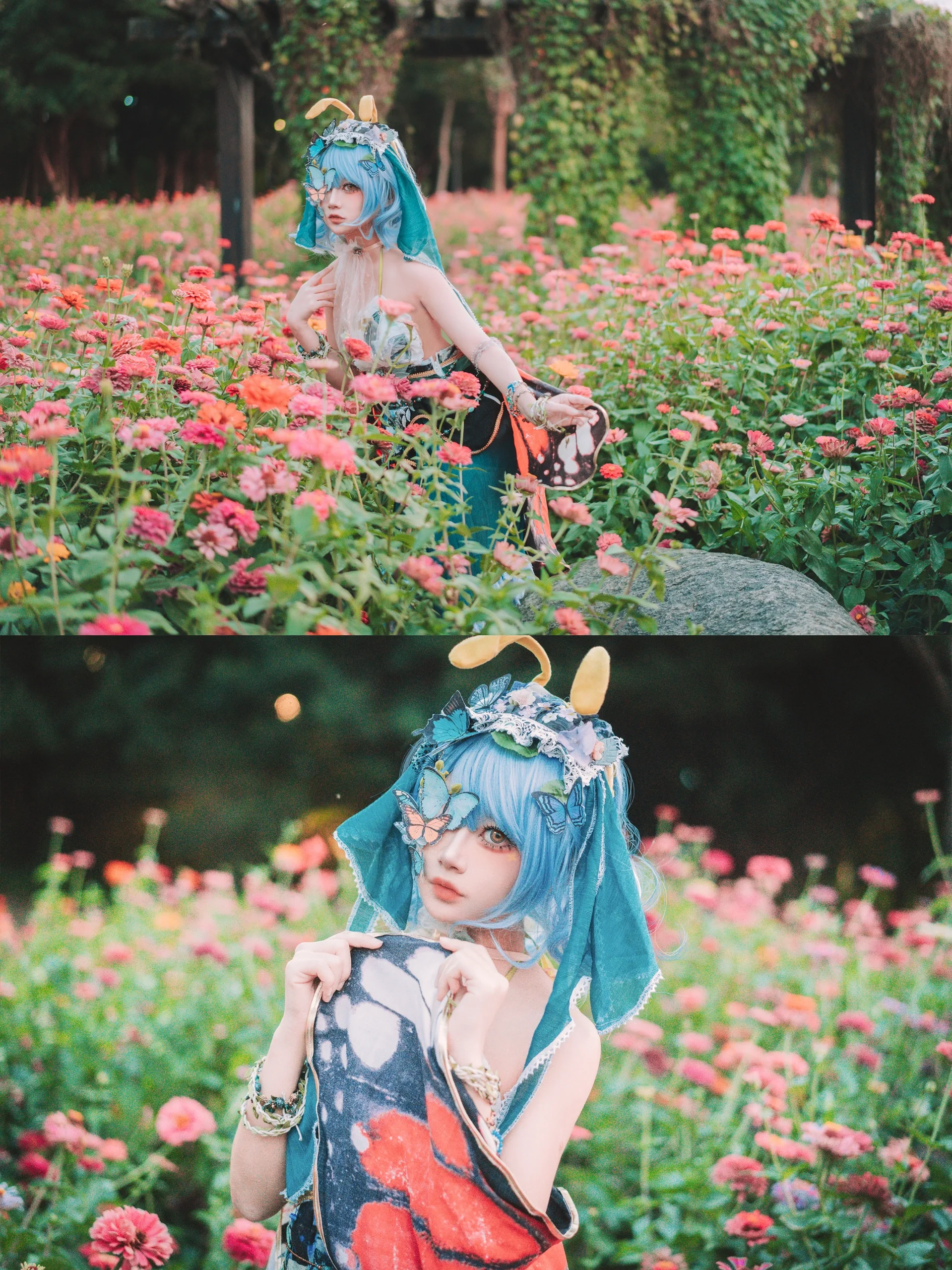 【爱塔妮缇拉尔瓦cos】春日园博苑，蝴蝶精灵的漫游 - 第 1 张