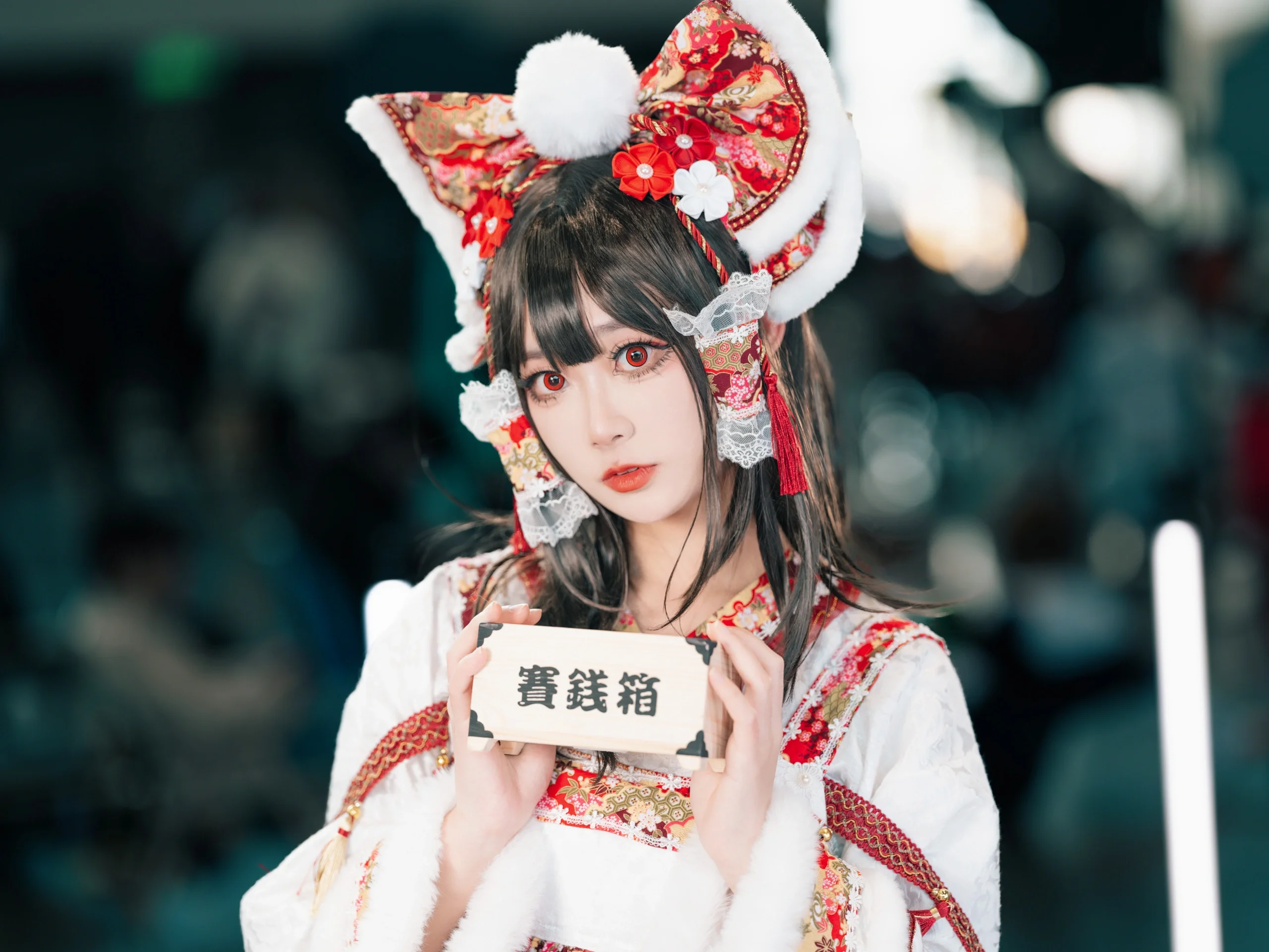 【博麗霊夢コスプレ】守矢神社の賽銭箱をちょっとお借りします - 7 枚目