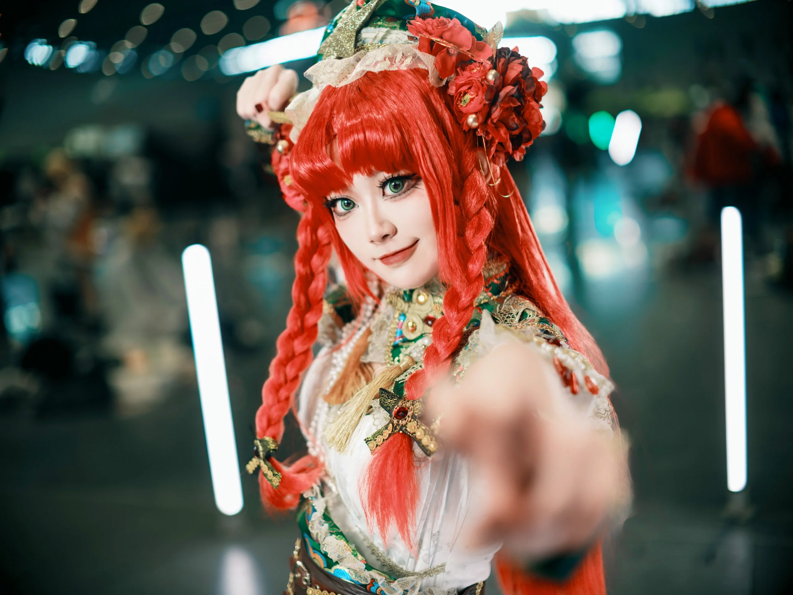 【红美铃cos】东方保安今日上岗，红师傅的武术高光时刻 - 第 9 张