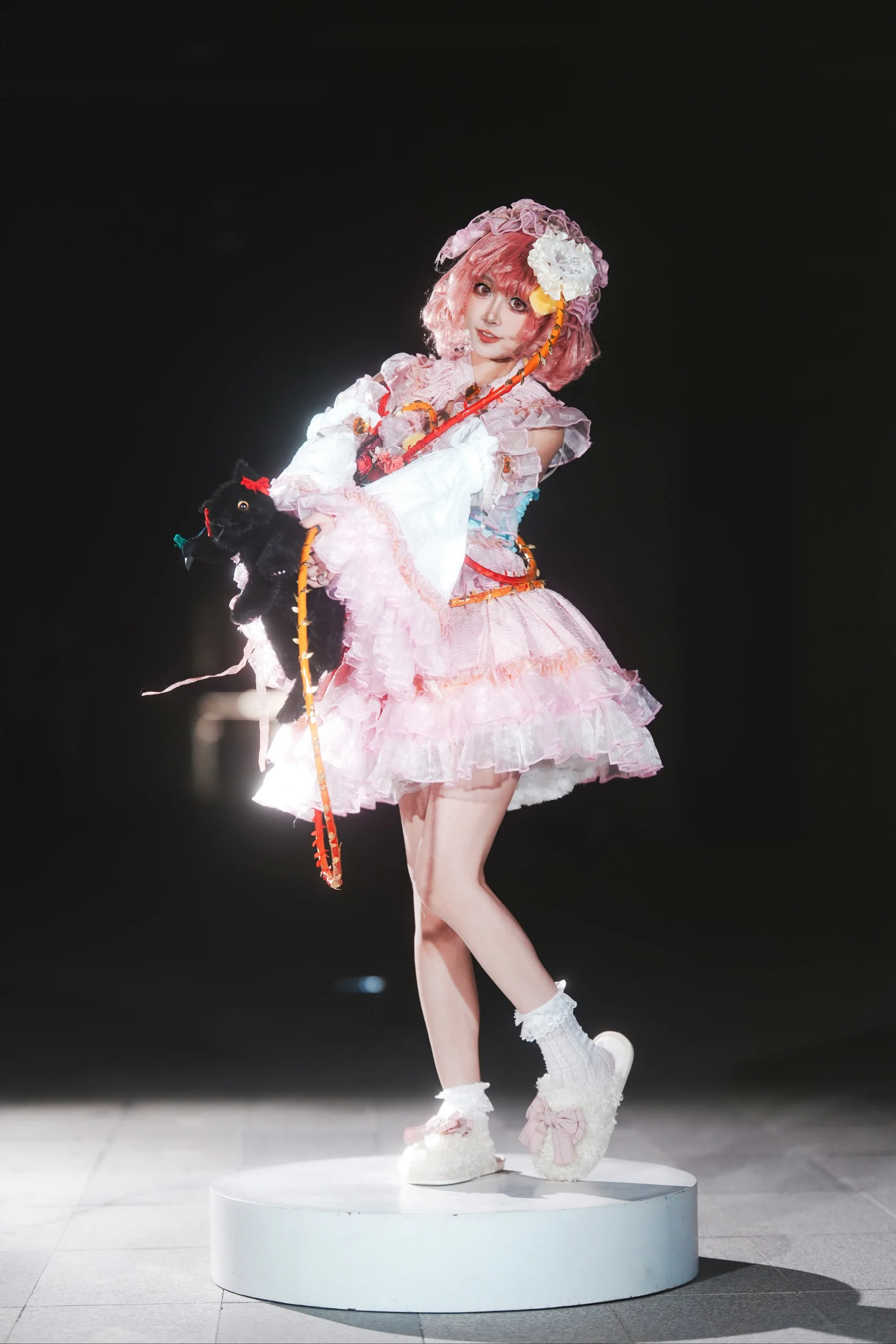 【古明地覺cos】東方Project的覺，帶上黑貓和烏鴉的拍照動作參考 - 第 10 張
