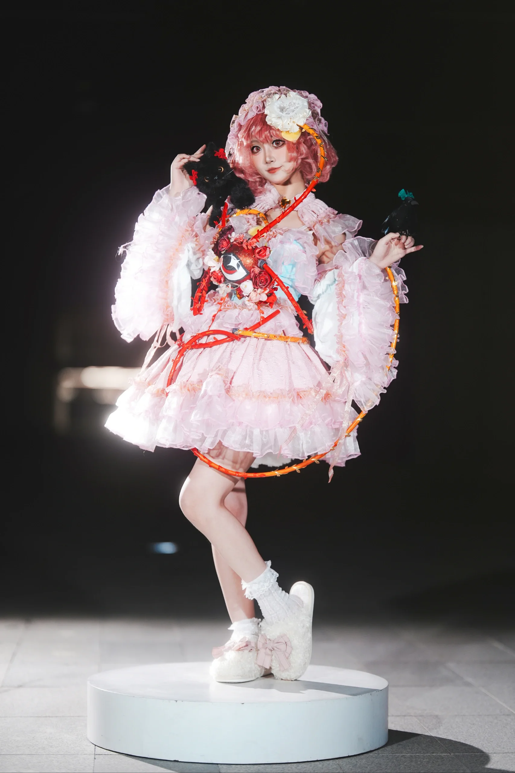 【古明地覺cos】東方Project的覺，帶上黑貓和烏鴉的拍照動作參考 - 第 11 張