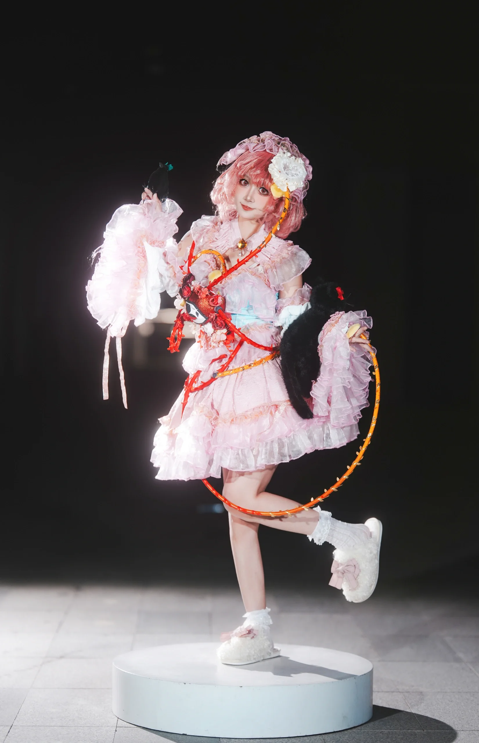 【古明地覺cos】東方Project的覺，帶上黑貓和烏鴉的拍照動作參考 - 第 13 張