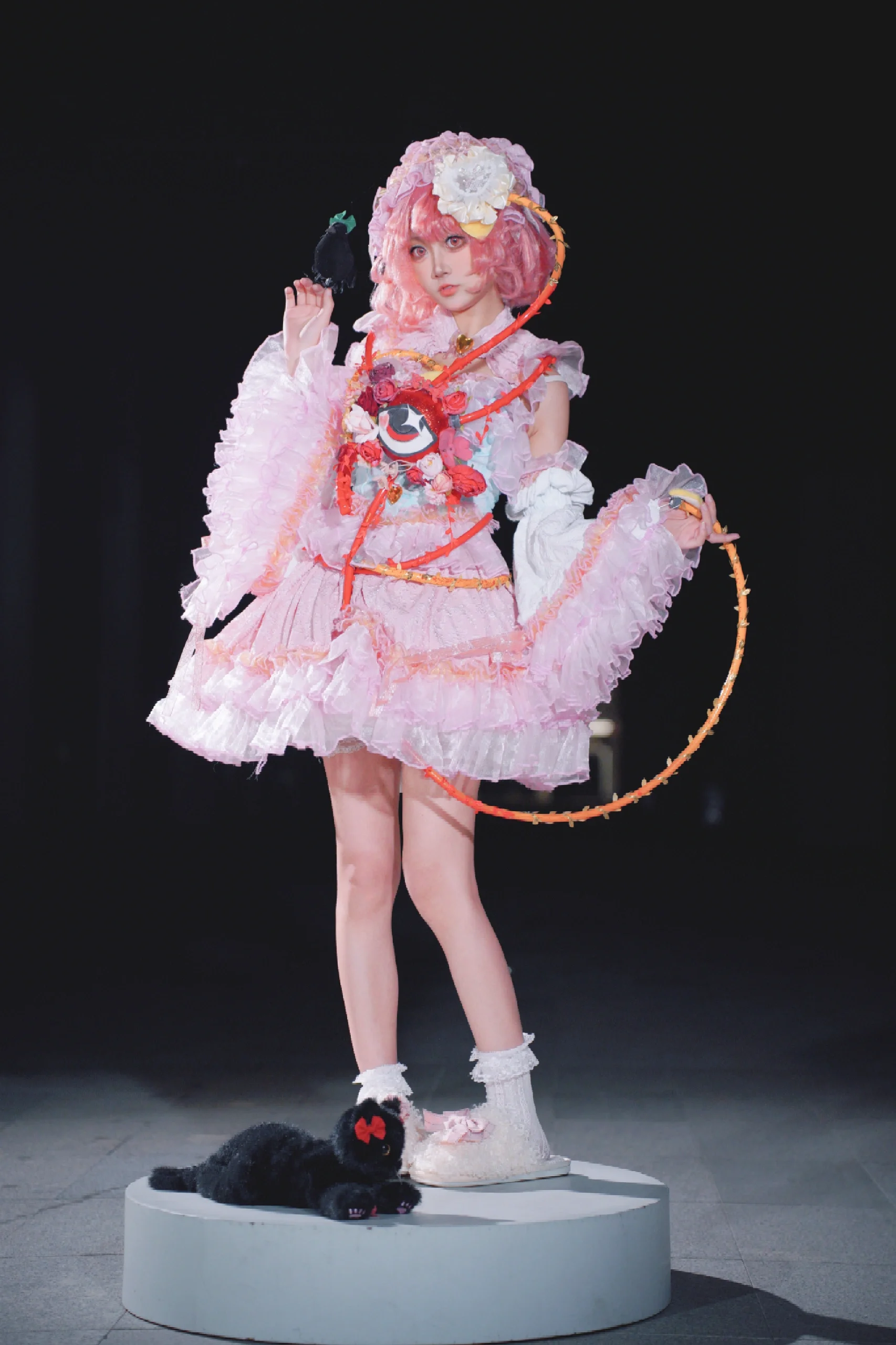【古明地覺cos】東方Project的覺，帶上黑貓和烏鴉的拍照動作參考 - 第 15 張