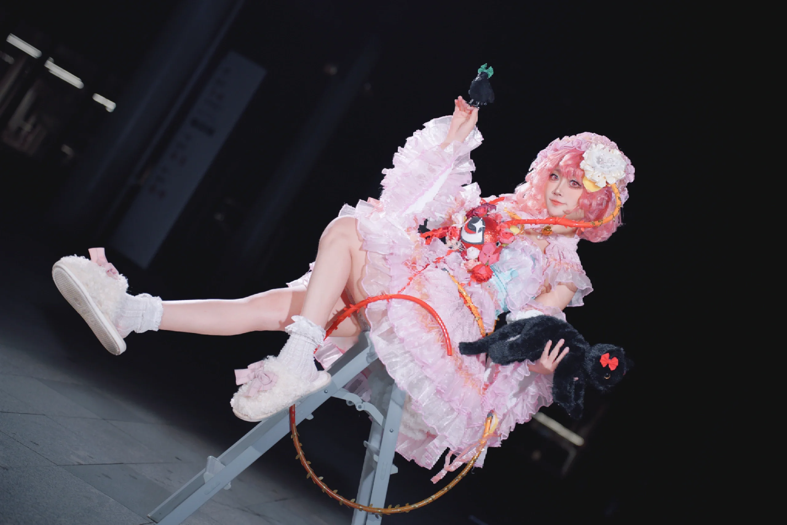 【古明地覺cos】東方Project的覺，帶上黑貓和烏鴉的拍照動作參考 - 第 16 張