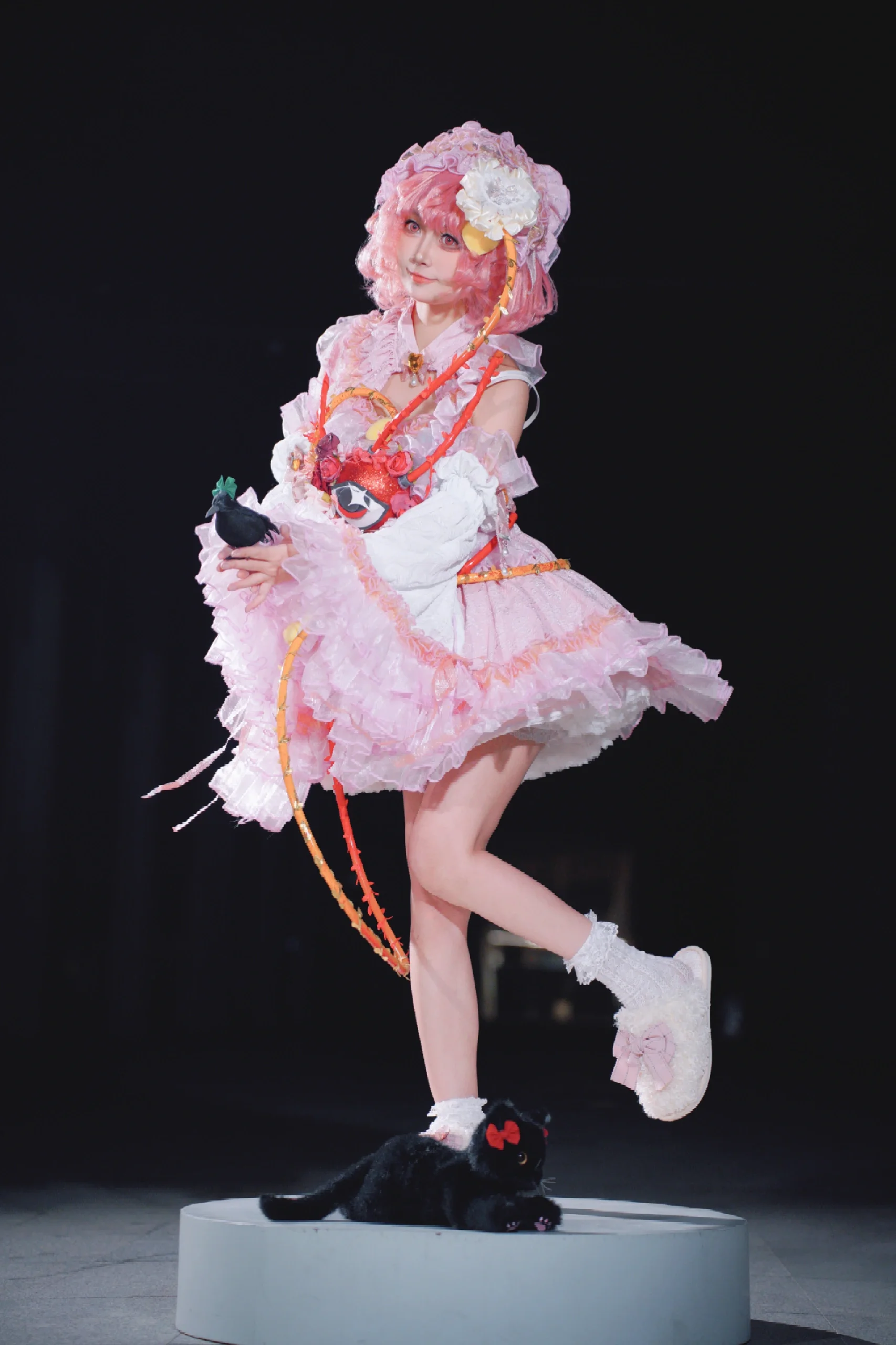 【古明地覺cos】東方Project的覺，帶上黑貓和烏鴉的拍照動作參考 - 第 18 張