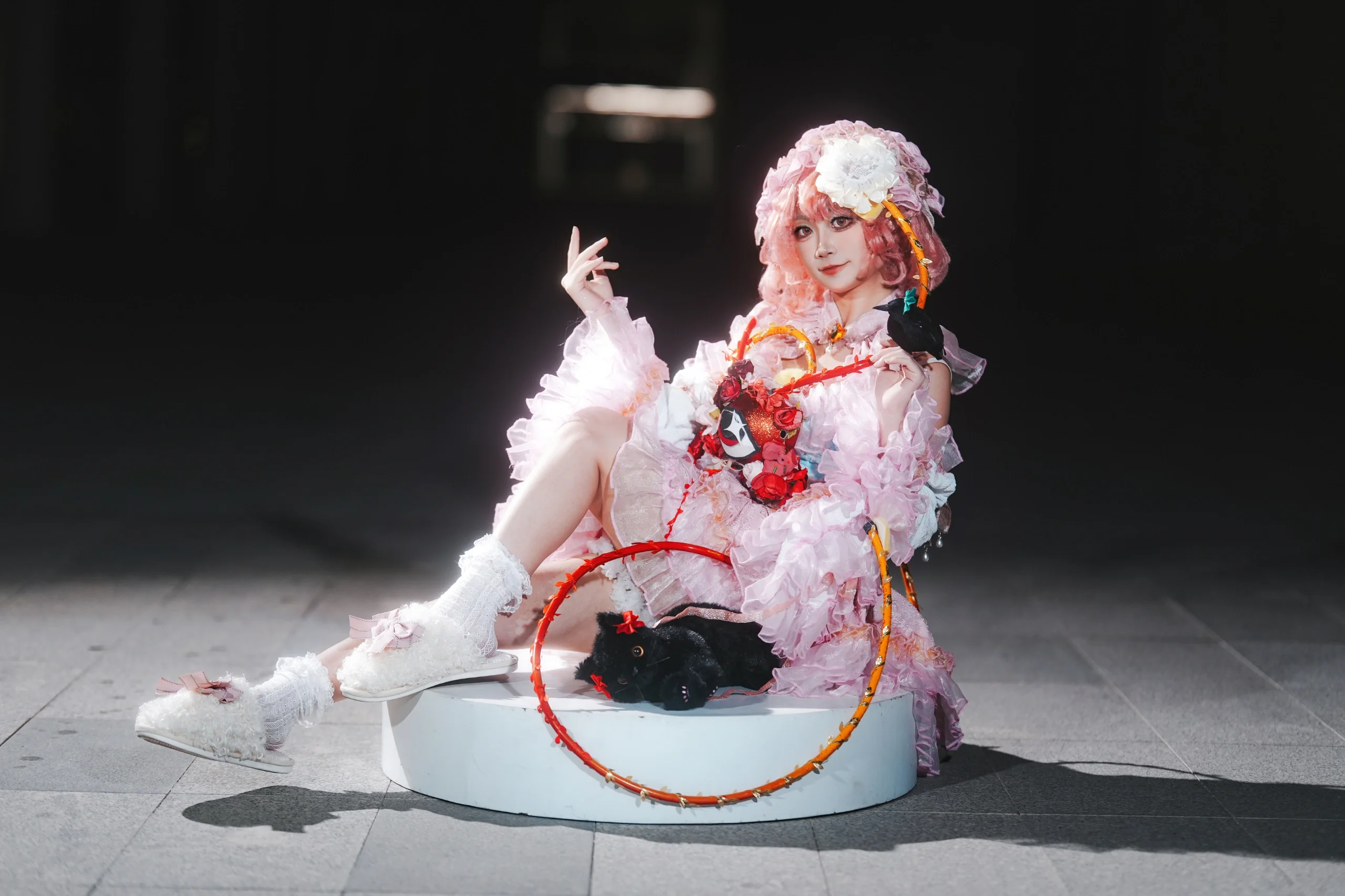 【古明地覺cos】東方Project的覺，帶上黑貓和烏鴉的拍照動作參考 - 第 4 張