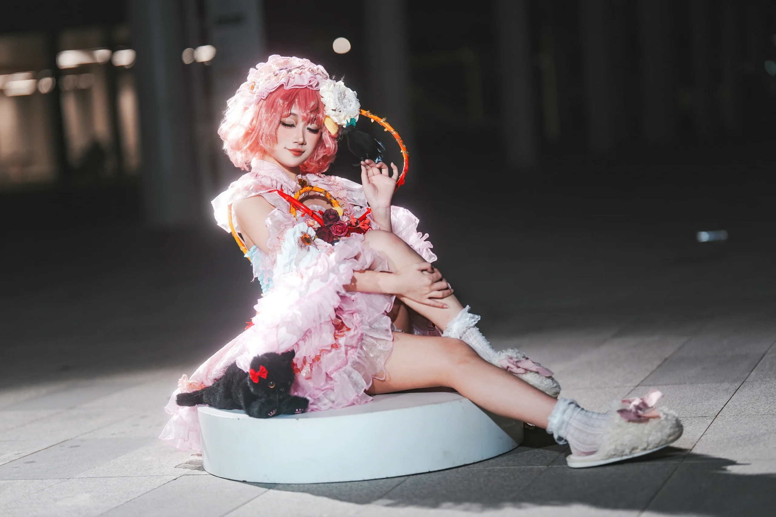 【古明地覺cos】東方Project的覺，帶上黑貓和烏鴉的拍照動作參考 - 第 5 張