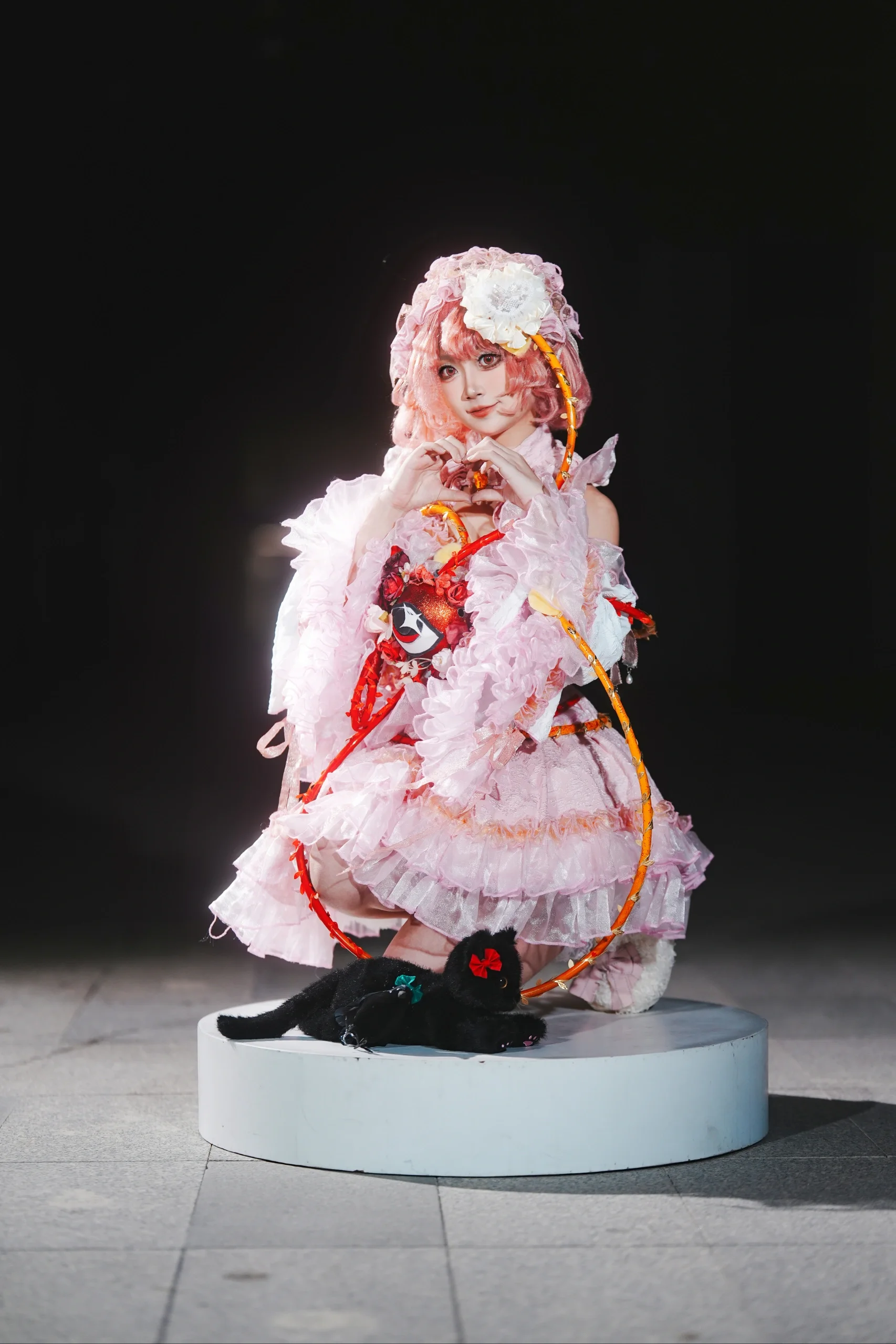 【古明地覺cos】東方Project的覺，帶上黑貓和烏鴉的拍照動作參考 - 第 7 張