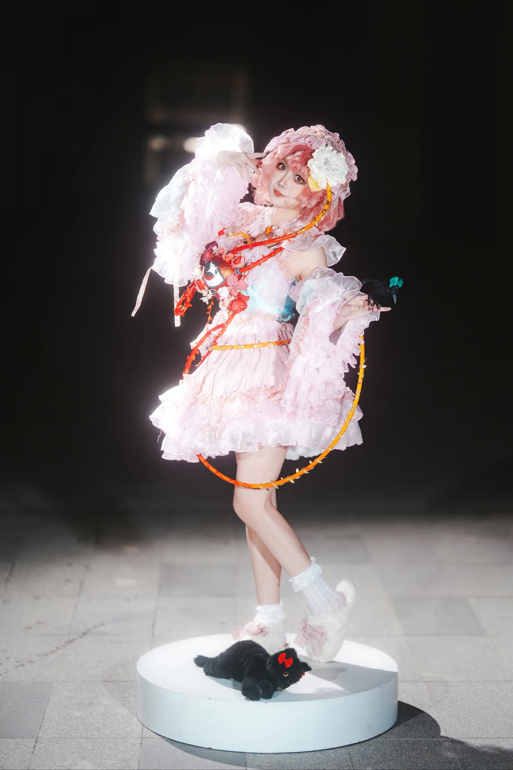 【古明地覺cos】東方Project的覺，帶上黑貓和烏鴉的拍照動作參考 - 第 8 張