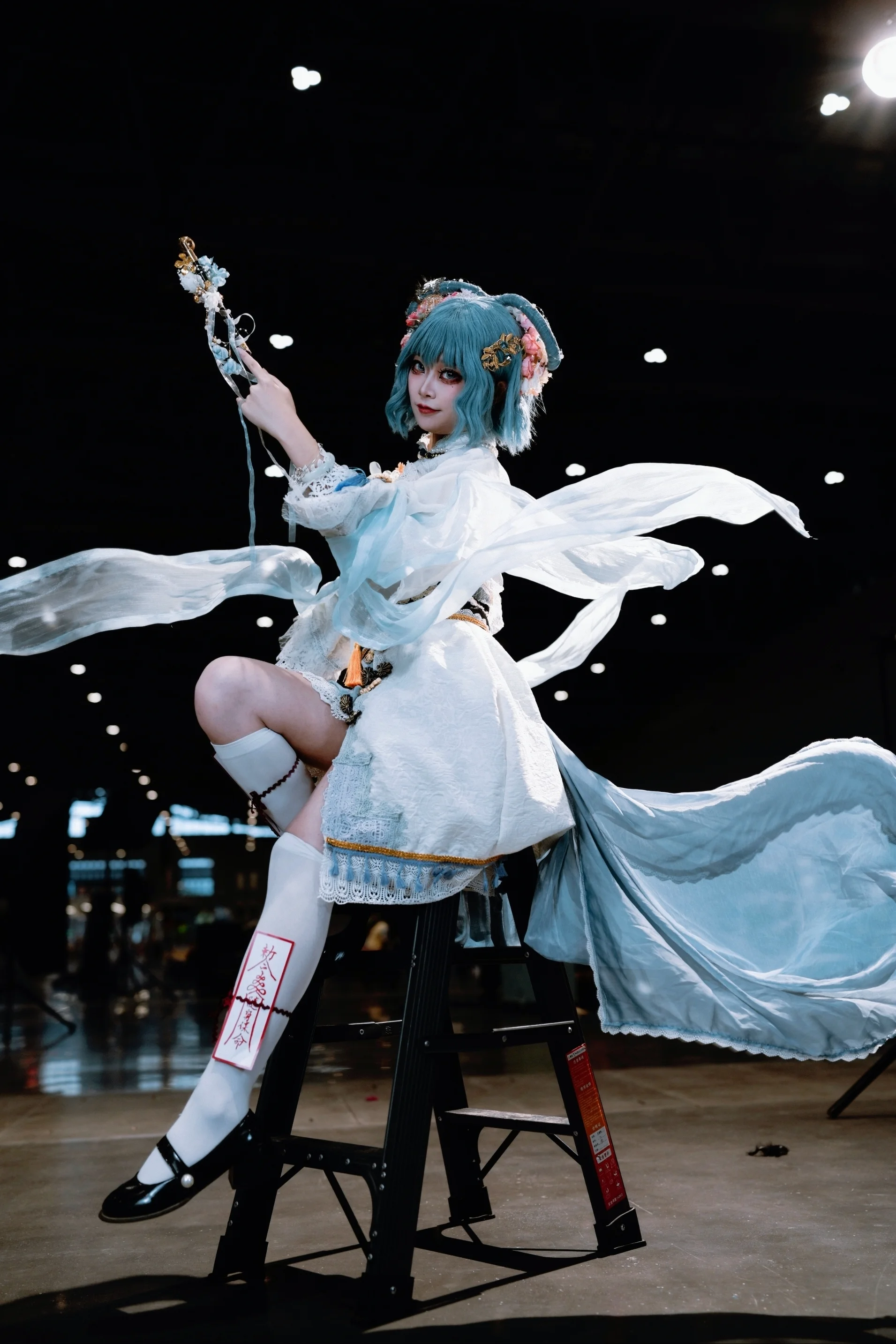 【Seiga Kaku cosplay】Deconstructing the Long Pipe Sitting Pose of a Chinese Wicked Immortal at an Anime Convention - Image 10